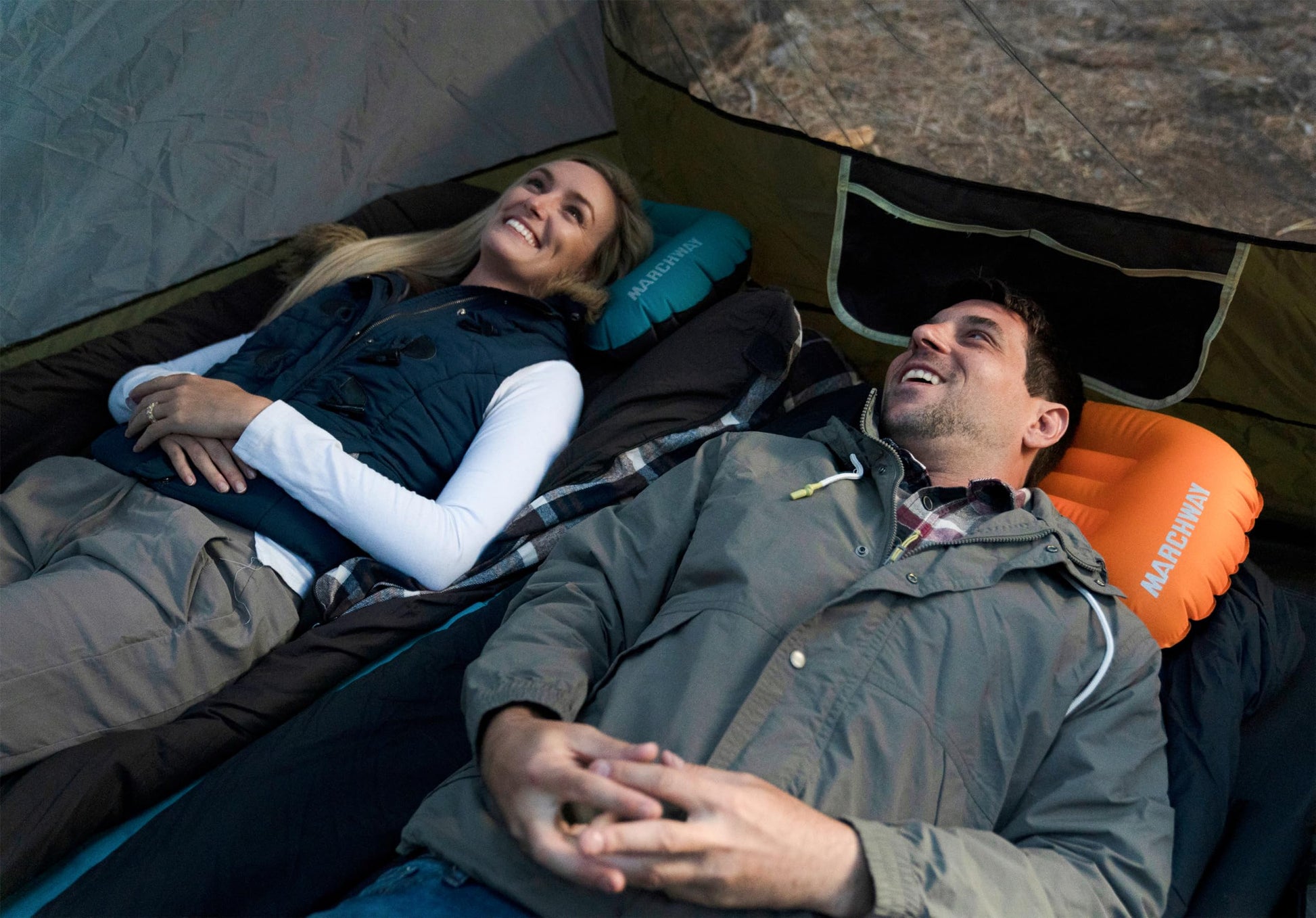 MARCHWAY Ultralight Folding Tent Camping Cot Bed, Portable Compact for Outdoor Travel, Base Camp