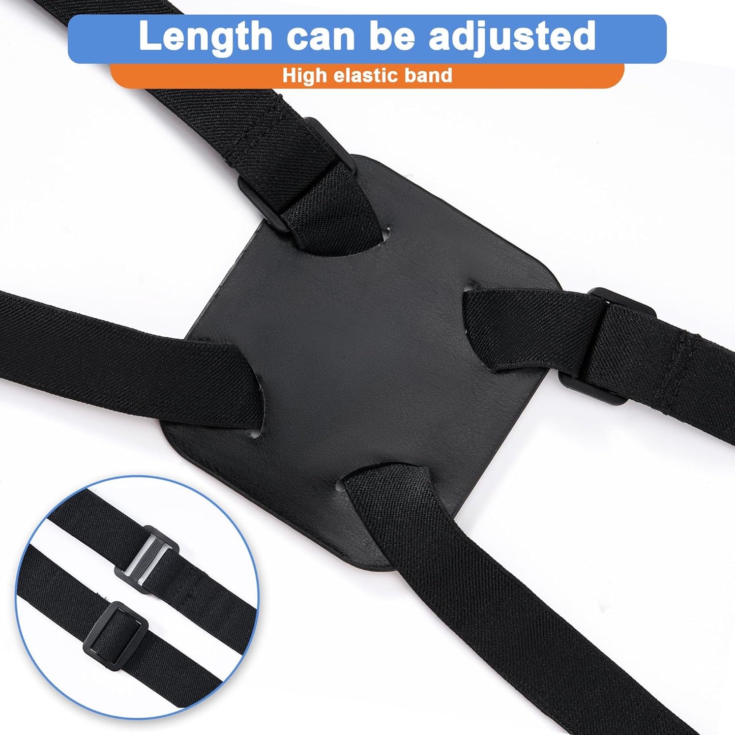 Chelmon Luggage Straps, Ajustable Elastic Bungee Belt for Suitcases, Add Extra Bag Easy and Securely for Travel (2 Pack Black)