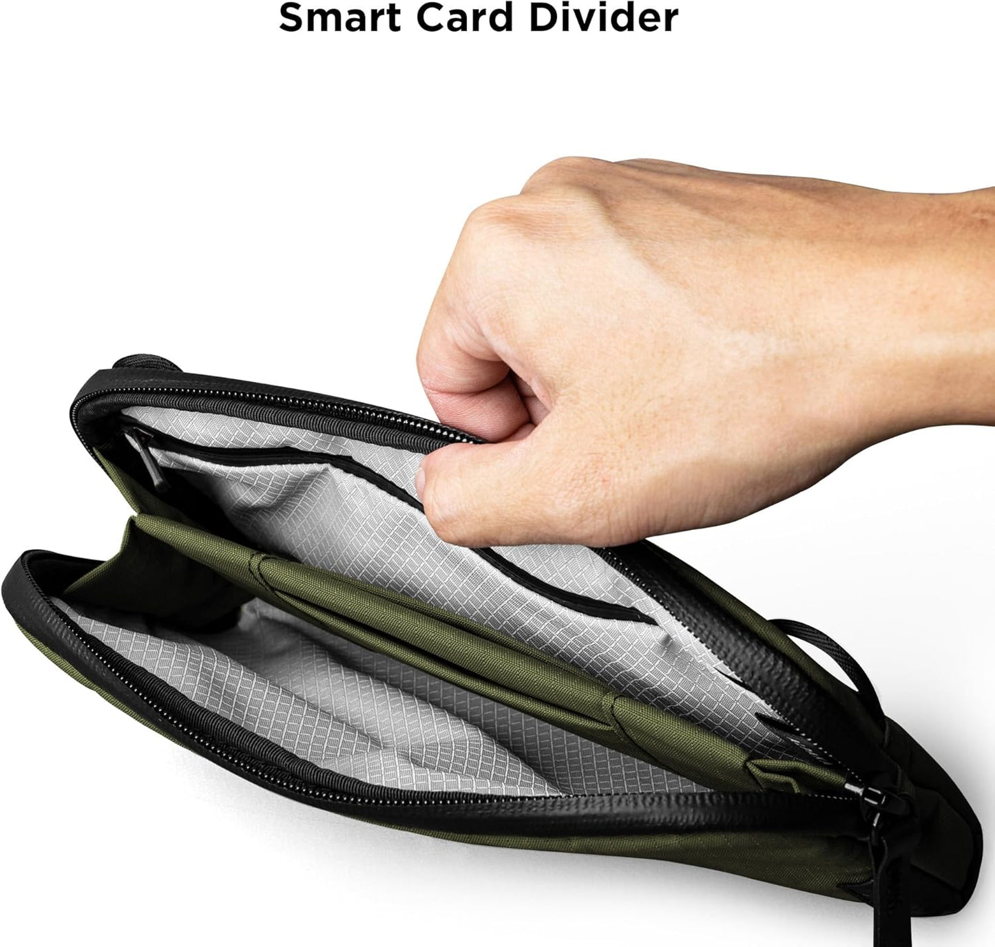 ALPAKA Flight Pouch - Compact Travel Bag (0.3L), Fits Phone and Passport, Travel Purse for Men, YKK Zipper Main Compartment