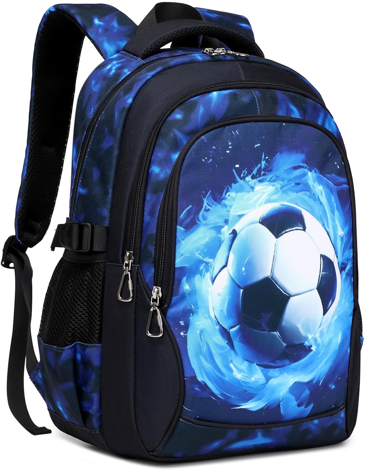 Meisohua Backpack for Boys Elementary Middle School Bags for Boy Kids Bookbags Teenager Casual Daypack Water Resistant Football Backpack