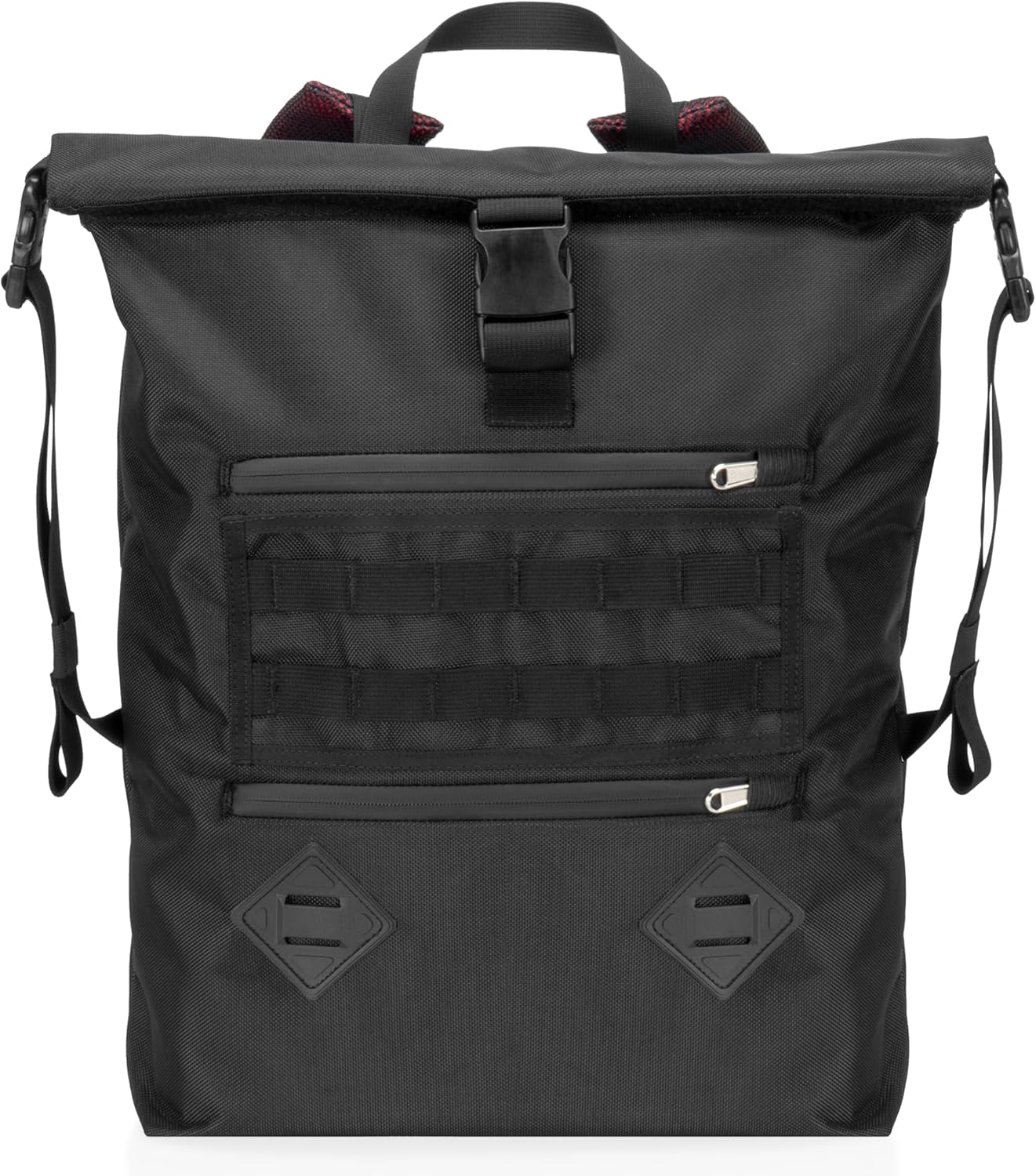 Xtreme Sight Line ~ AQUA RT~S Water-Proof Faraday Backpack ~ Sleek, Compact, Blocks RF and EMF ~ Red ~ 17" tall by 13.5" wide by 4.5" deep