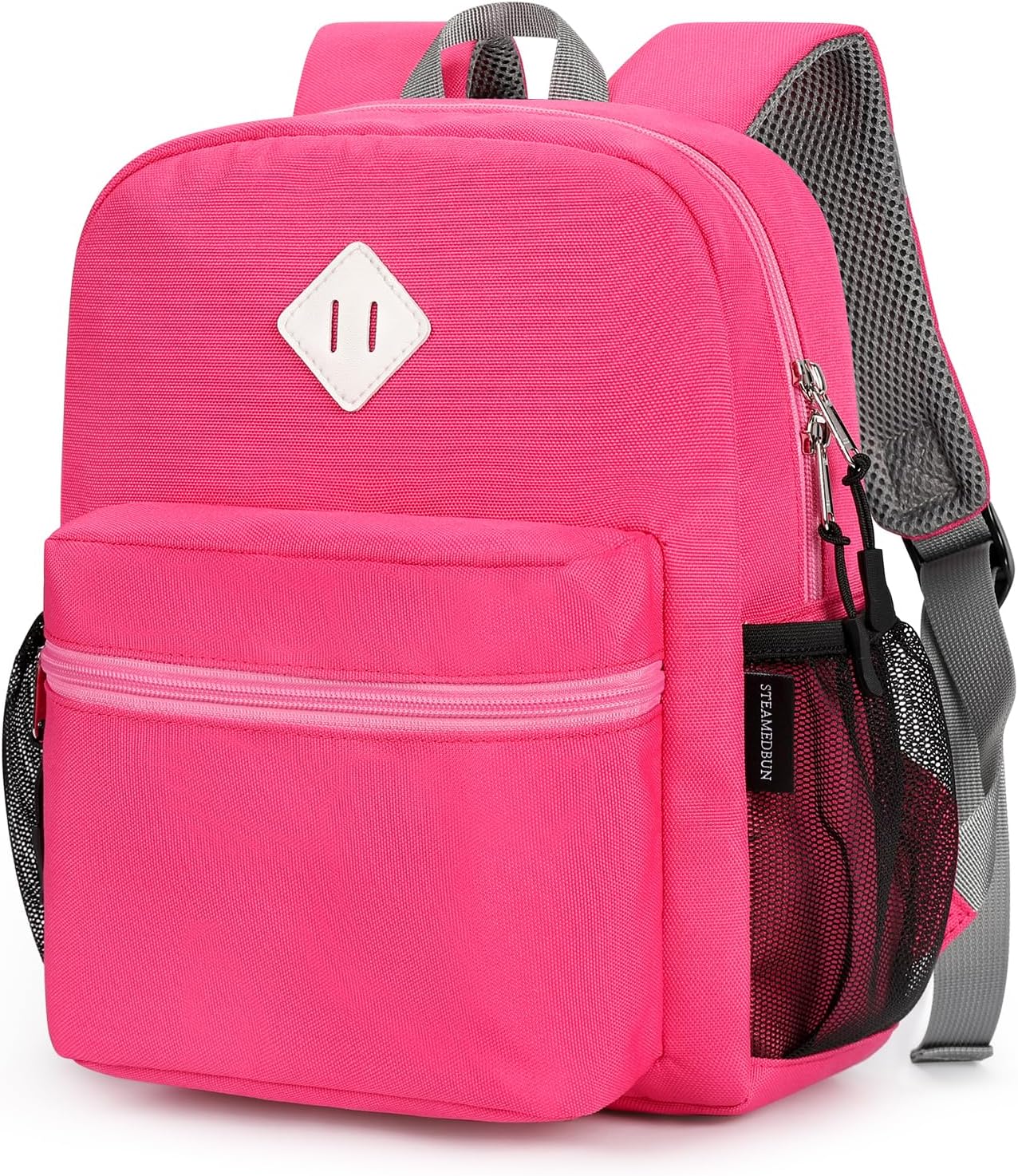 STEAMEDBUN Toddler Backpack for Girls 2-4,Kindergarten Backpack for Girls,Preschool Backpack,Mini, Deep Pink
