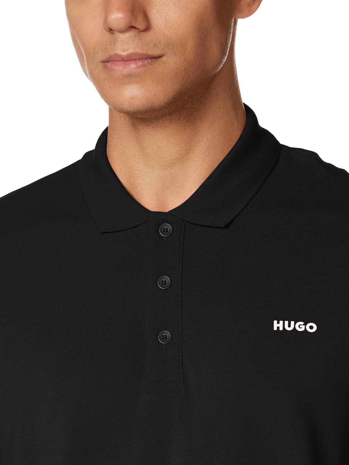 HUGO Mens Regular Fit Logo Short Sleeve Polo Shirt