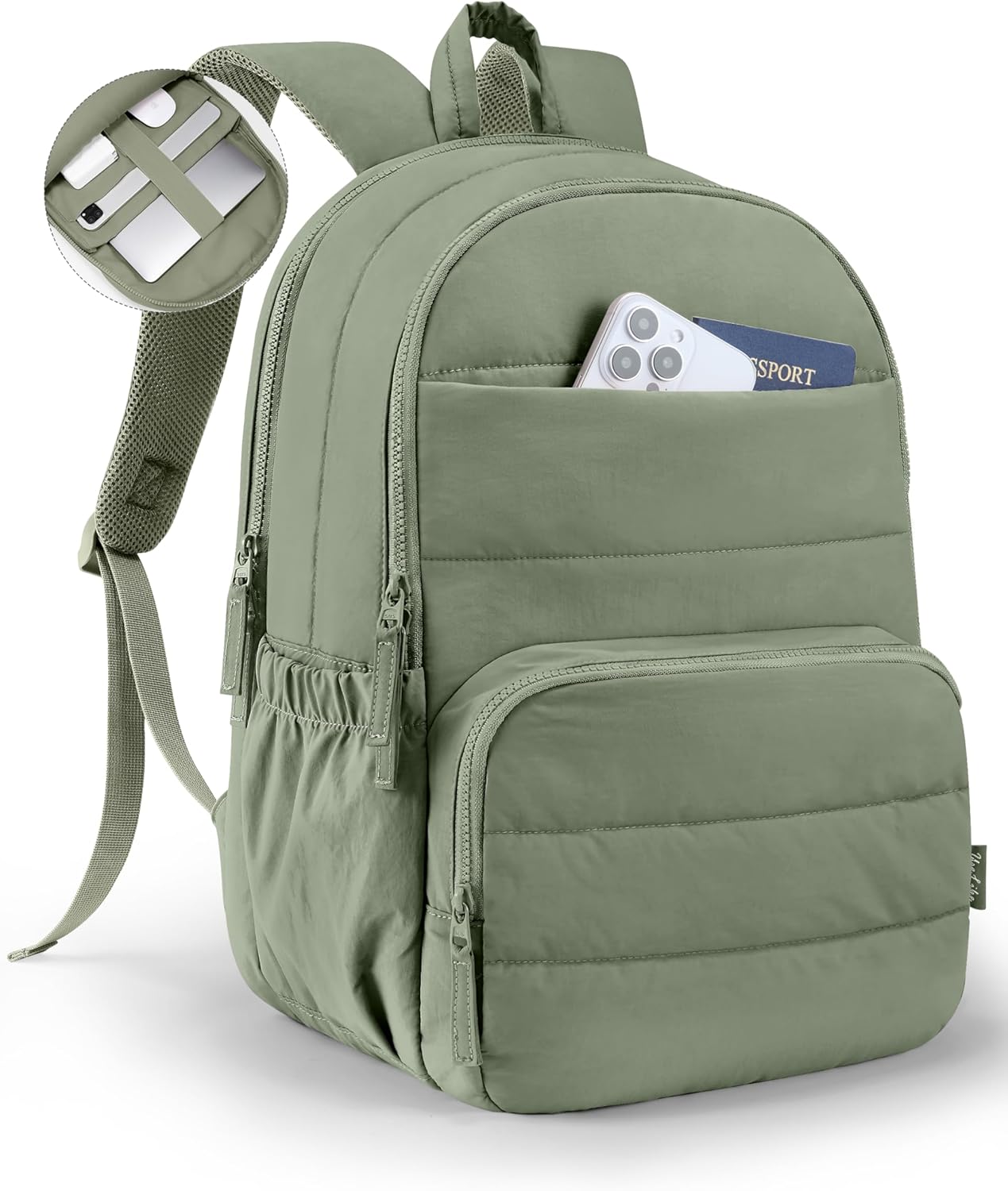 Travel Backpack for Women, 15.6 Inch College Laptop Backpack, Water Resistant Work Backpacks, Cute