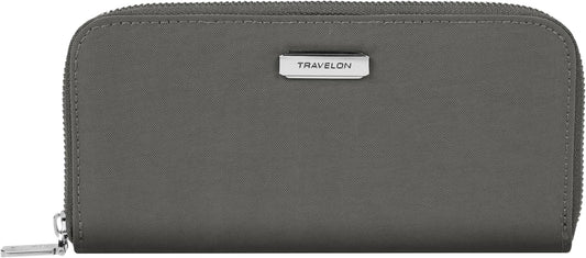 Travelon RFID Blocking Single Zip Wallet
