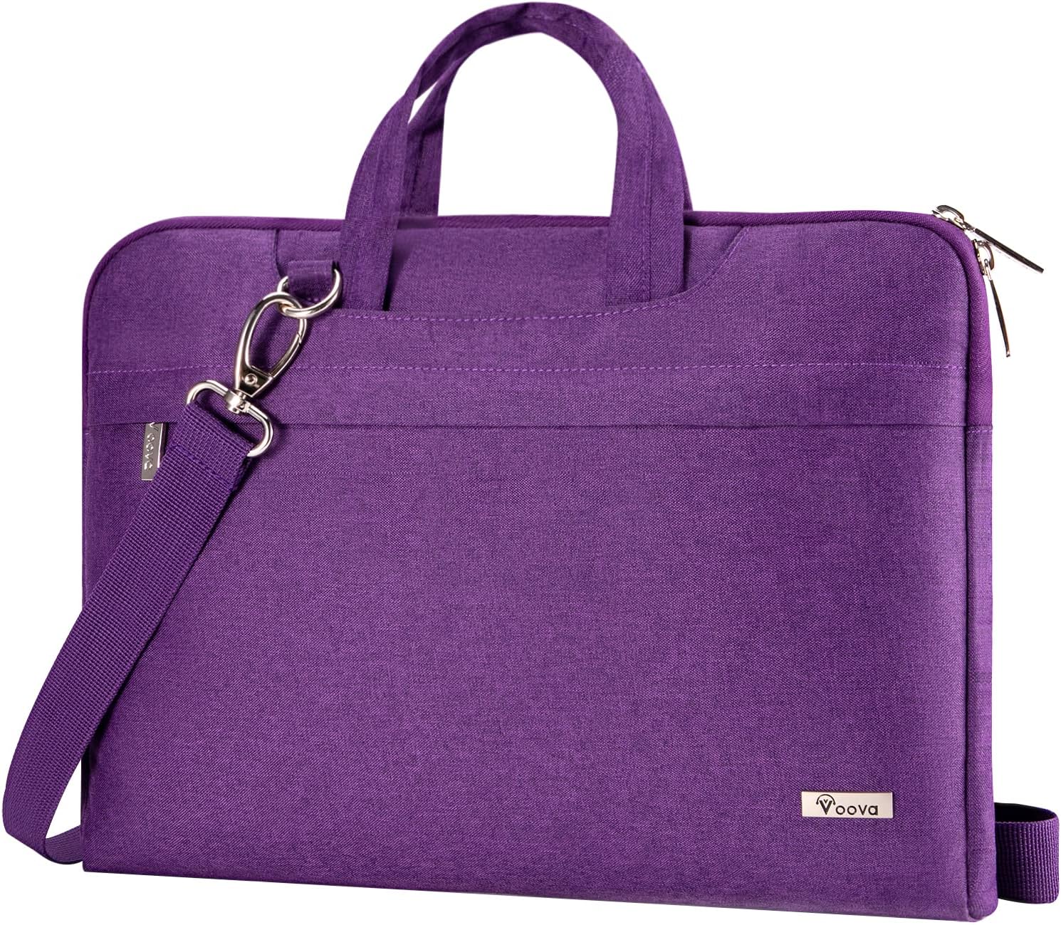 Voova Laptop Bag 13 14 Inch for Women, Waterproof Computer Sleeve Carrying Case with Shoulder