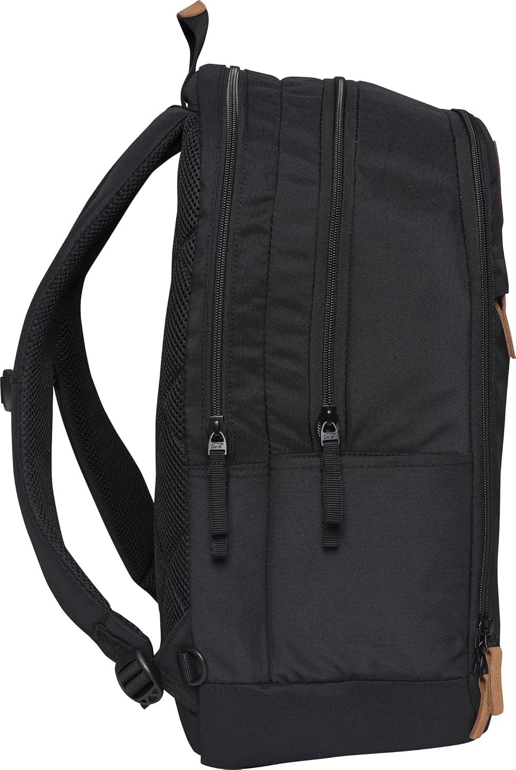 Beckmann URBAN Backpack for Teens and Adults – Lightweight, Ergonomic, Stylish & Functional Design, 30L Capacity, Laptop compartment- Recycled Materials – School, Work, or Travel. BLACK