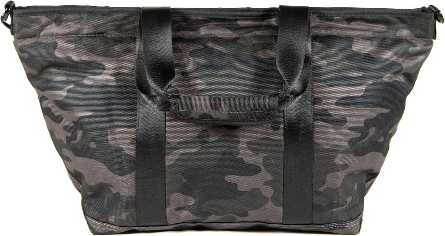 DIME BAGS Odor Sealing Lockable Tote Bag, Carbon-Lined Scent Blocking Duffle with Key Lock, Water-Resistant & Padded Interior