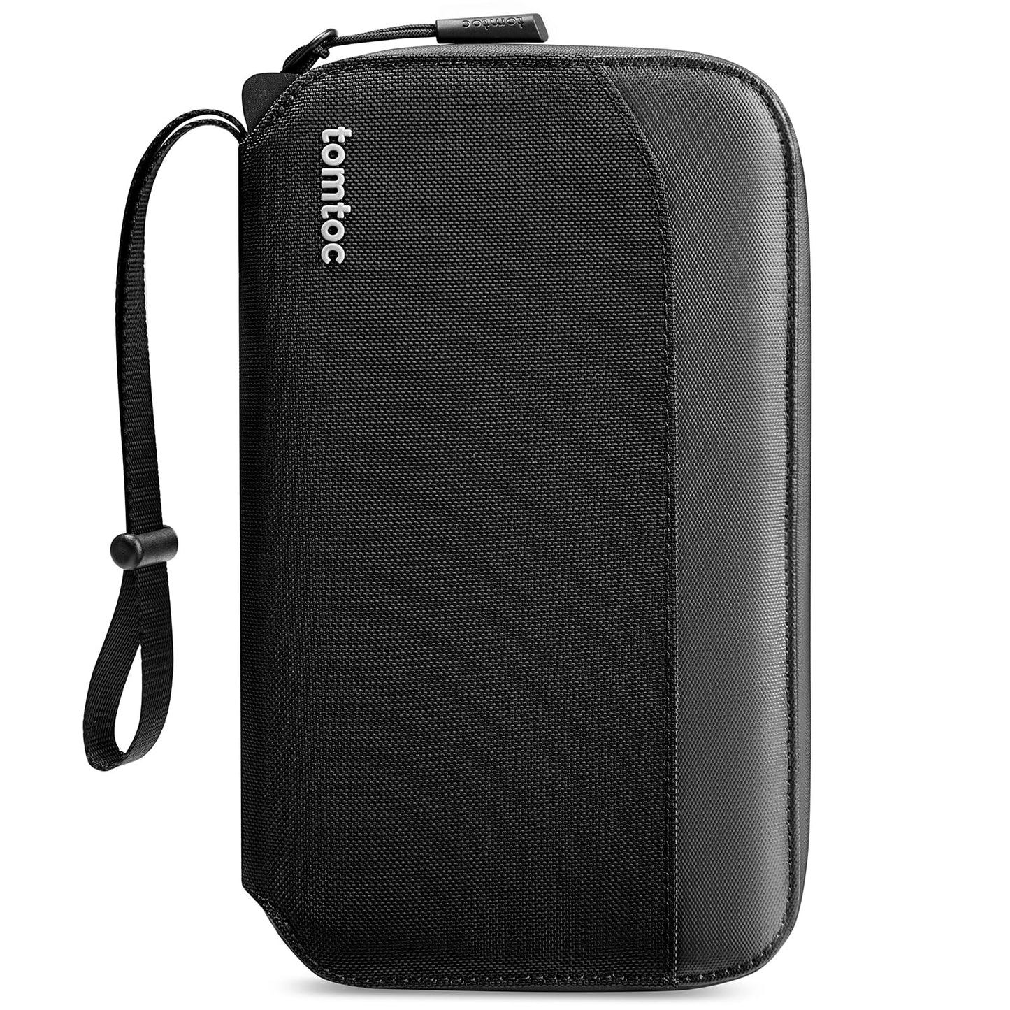 tomtoc Passport Holder Family with RFID Blocking, Passport Wallet Women Men, with Airtag & Sim Card