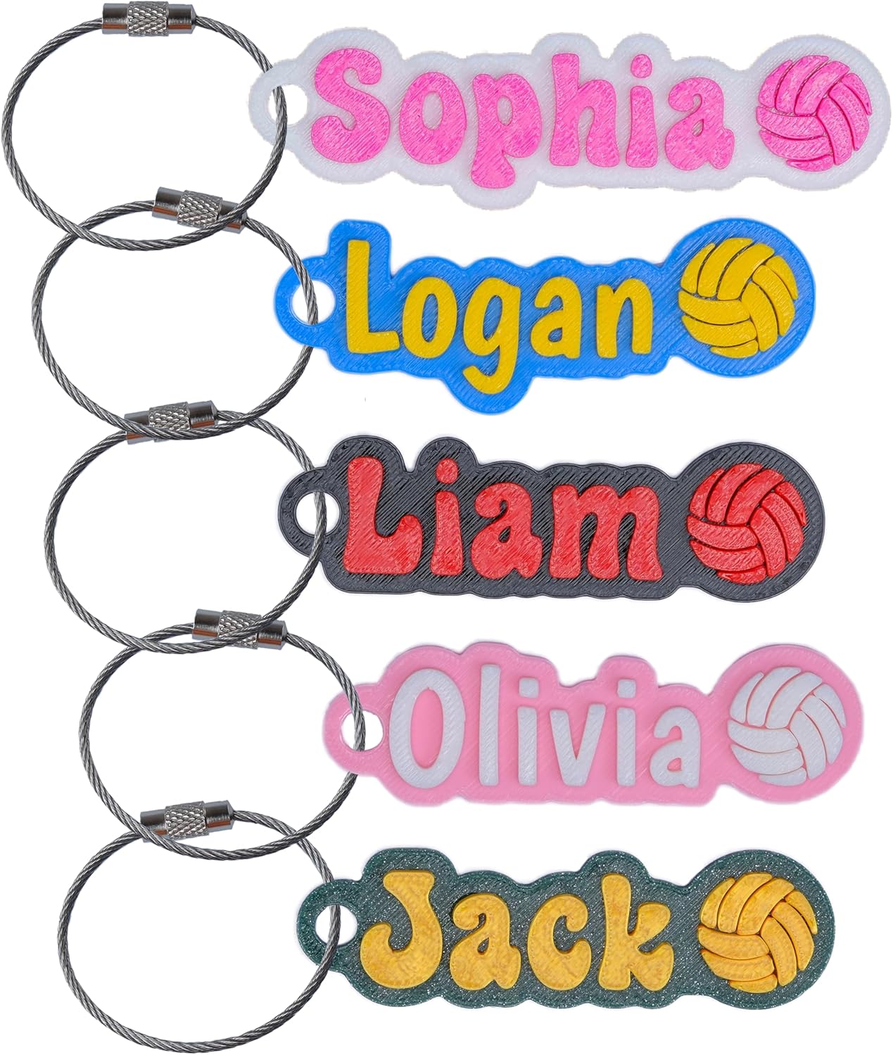 Custom Water Bottle and Bag Name Tag