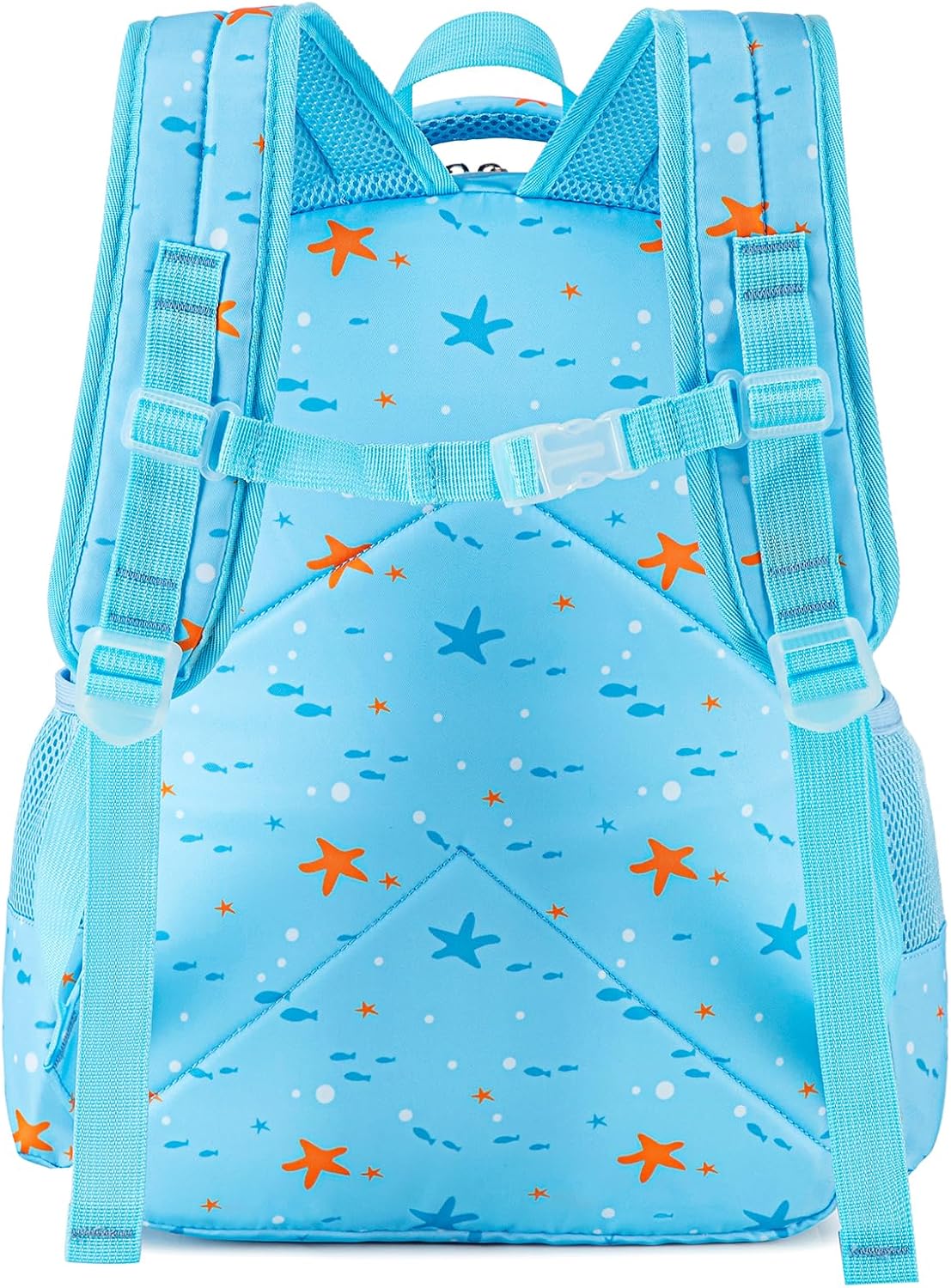 Octsky Kids Backpack for Girls Boys, Preschool Kindergarten Backpacks, Toddler BookBag with Chest Strap, Sea Turtle