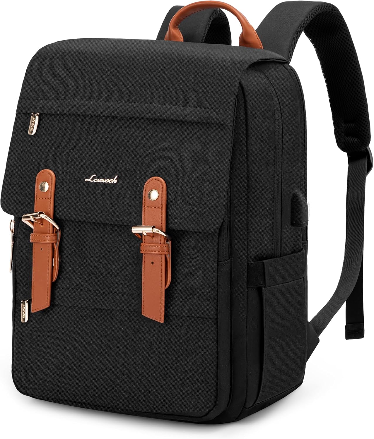 LOVEVOOK Laptop Backpack for Women Vintage Travel Backpack Purse Airline Approved 15.6 Inch Large Computer Backpack Fashion Teacher Nurse Bag for Work Business College
