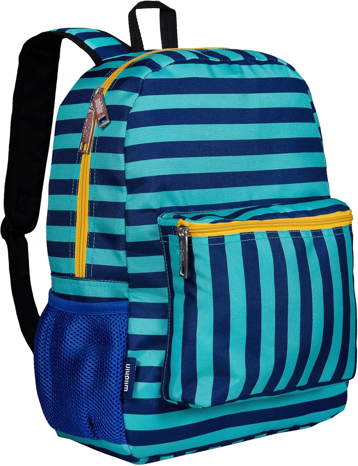 Wildkin 16-inch Kids Backpack – Durable, Padded & Spacious School Bag for Boys & Girls - Blue