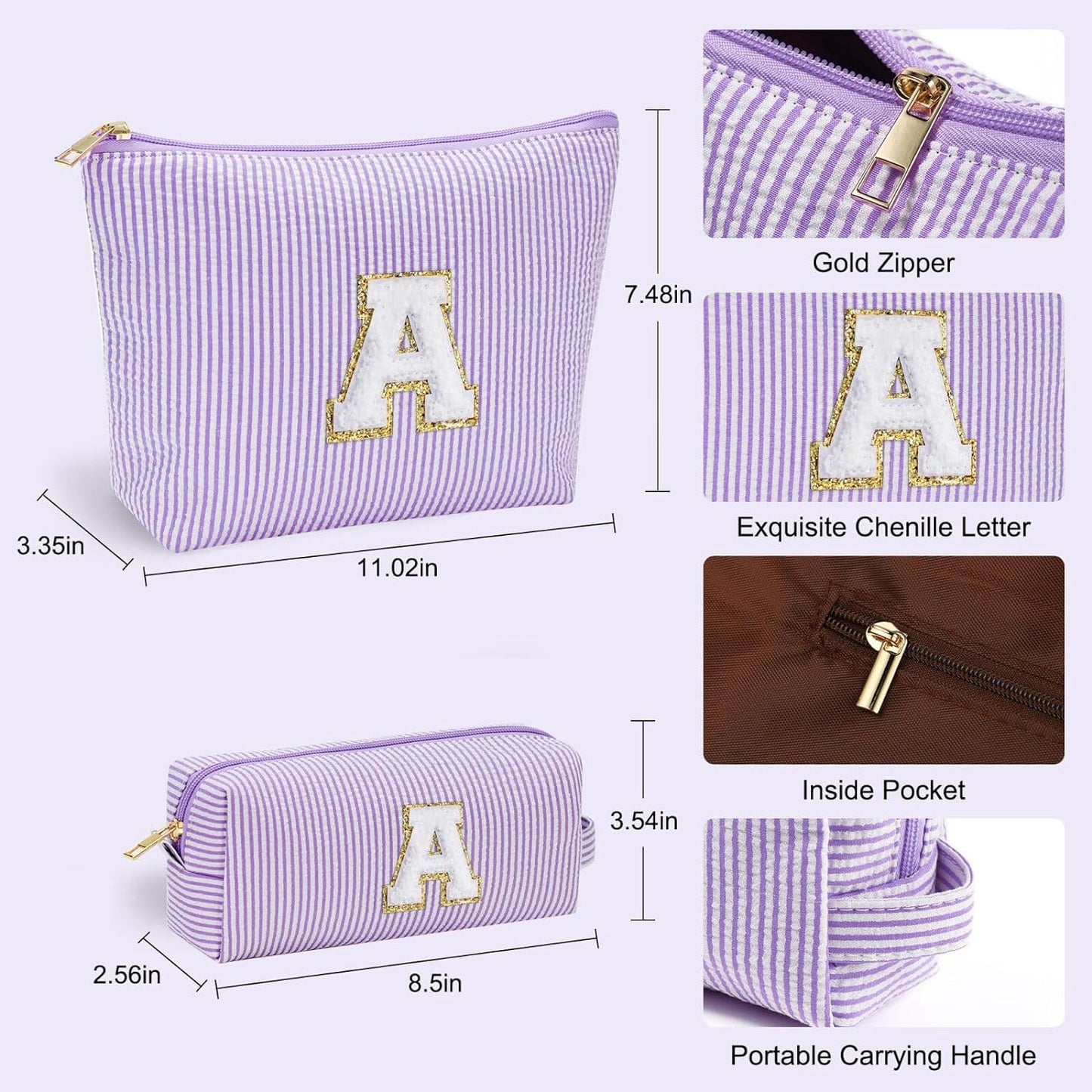 YOOLIFE Mothers Day Gifts for Mom - Small Cute Makeup Bag Pouch for Friend Female Her Mom |
