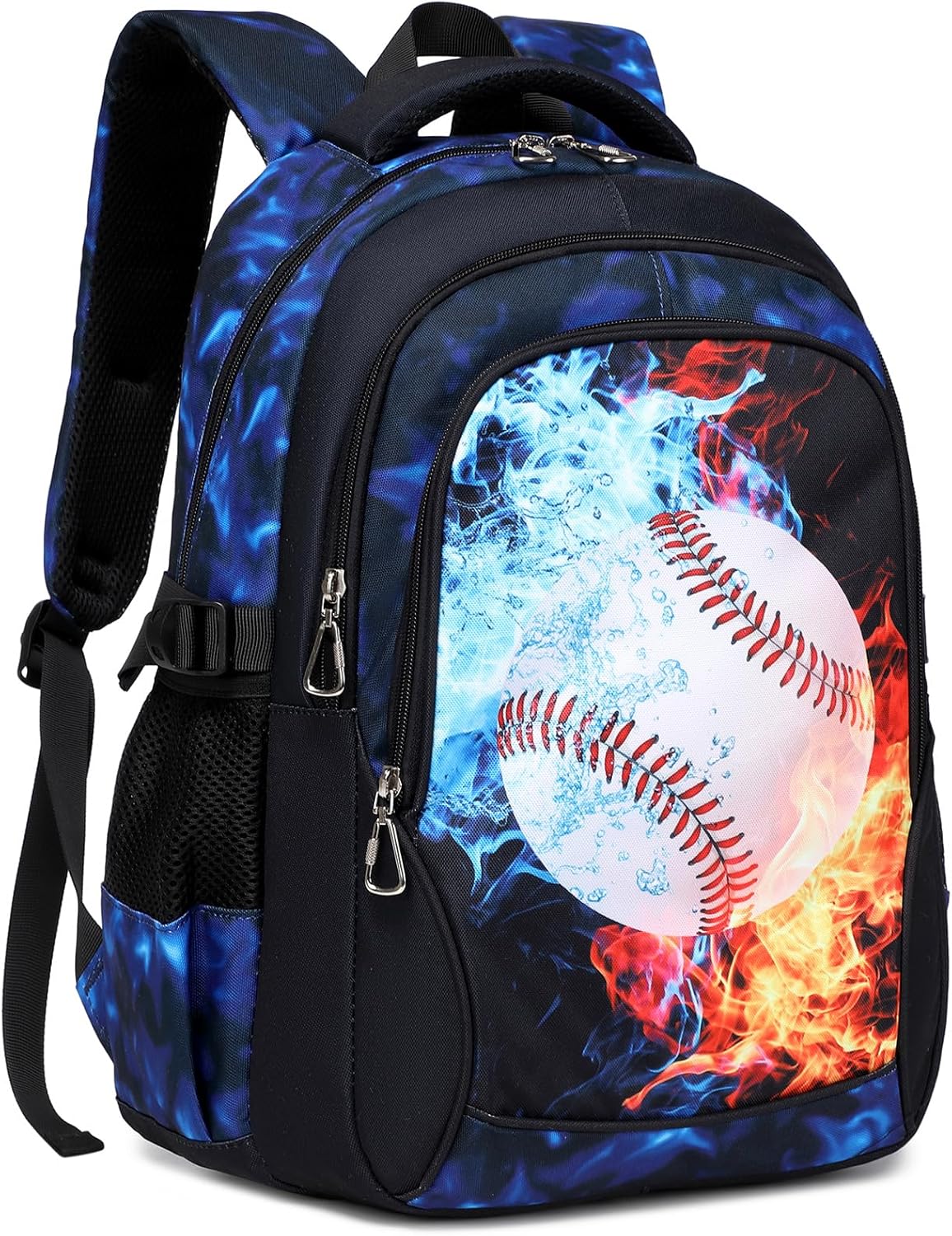 Meisohua Backpack for Boys Elementary Middle School Bags for Boy Kids Bookbags Teenager Casual Daypack Water Resistant Baseball Backpack