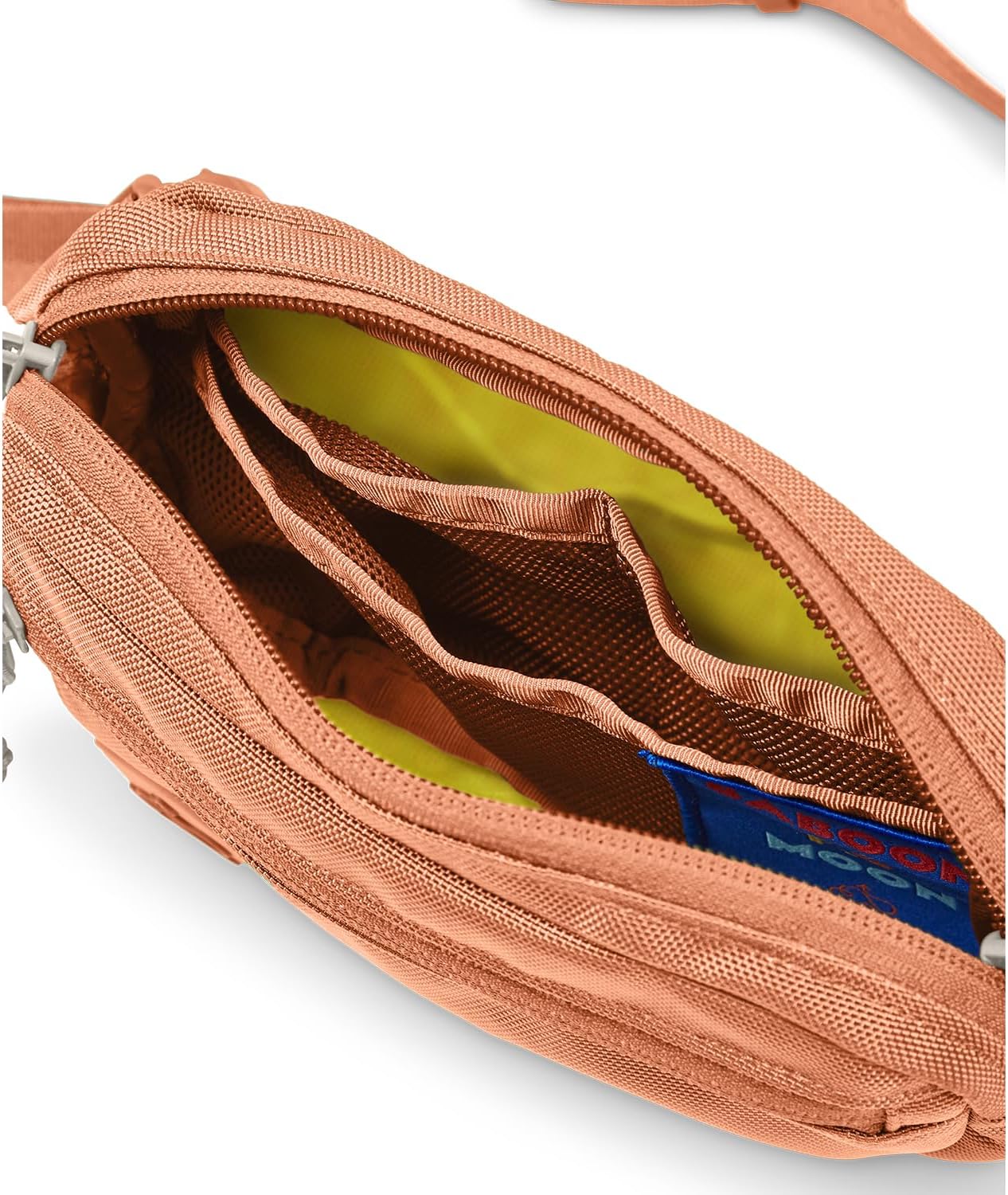Baboon to the Moon Fanny Pack - Trendy, Compact, Water-Repellent Waist Bag in Multiple Colors and Sizes for Men and Women (Sunset Coral, Mini (1.5L))