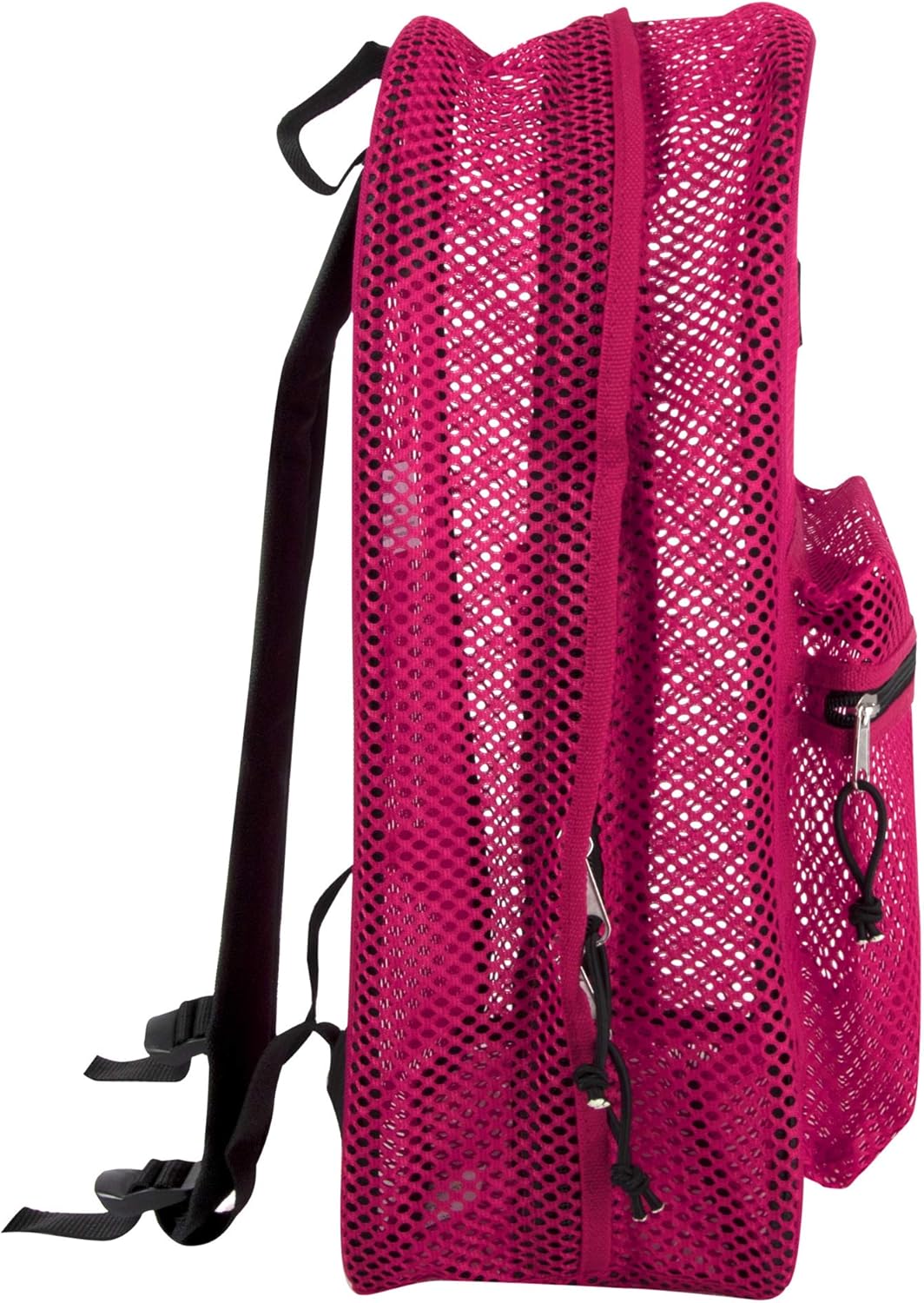 Summit Ridge Mesh Backpacks for Kids, Adults, School, Beach, and Travel, Colorful Transparent Mesh Backpacks with Padded Straps Large