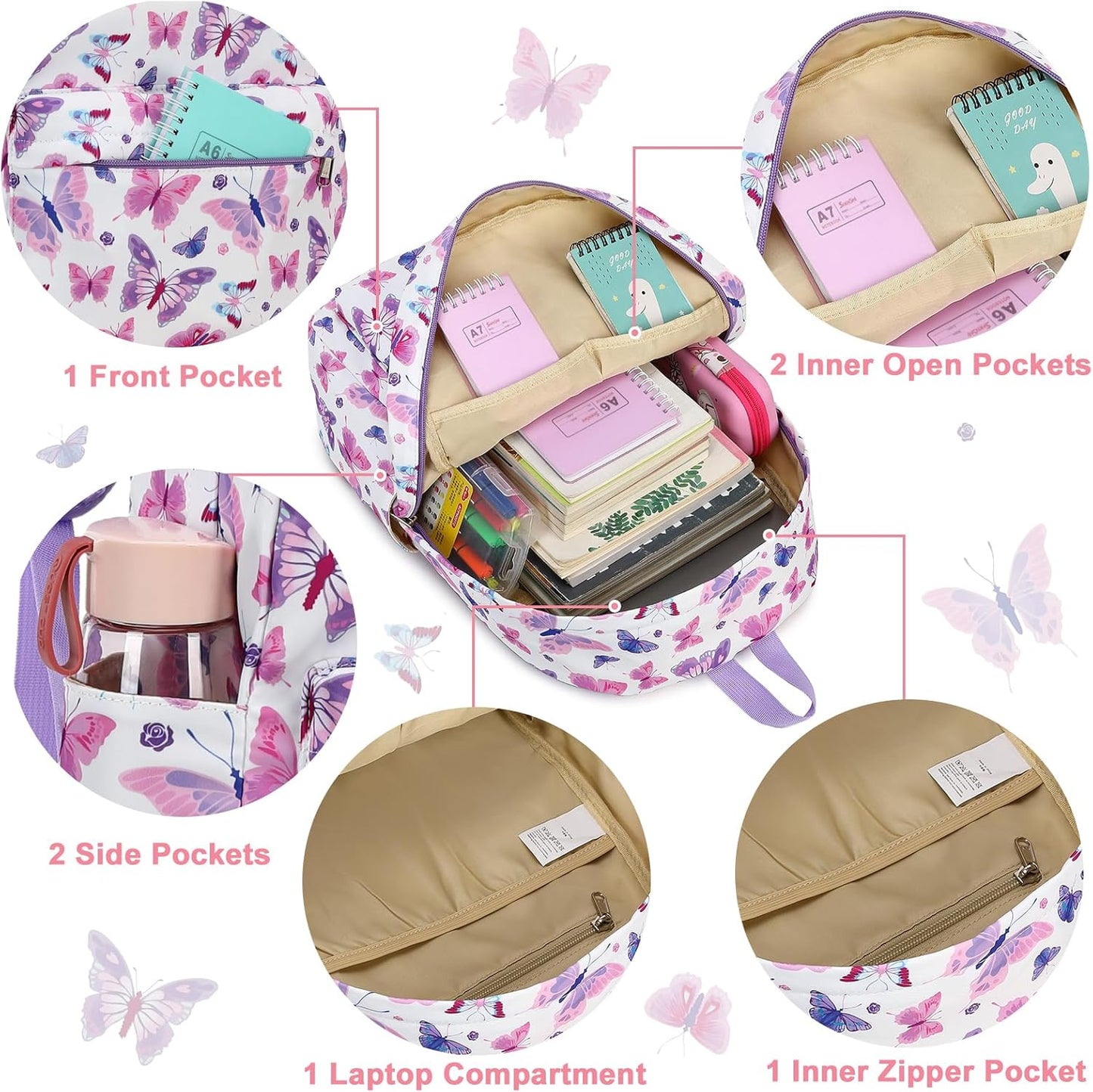 CAMTOP Preschool Backpack for Kids Boys Girls Toddler Backpack Kindergarten School Bookbags for Age 3-8