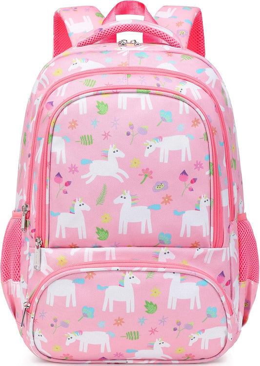 abshoo Lightweight Kids Backpack For School Girls Kindergarten Elementary Bookbag School Bag (Unicorn)