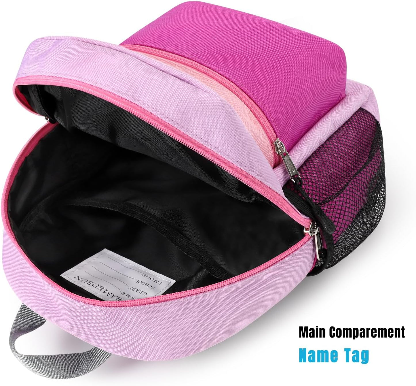 STEAMEDBUN Toddler Backpack for Girls 2-4,Kindergarten Backpack for Girls,Preschool Backpack,Mini, Pink