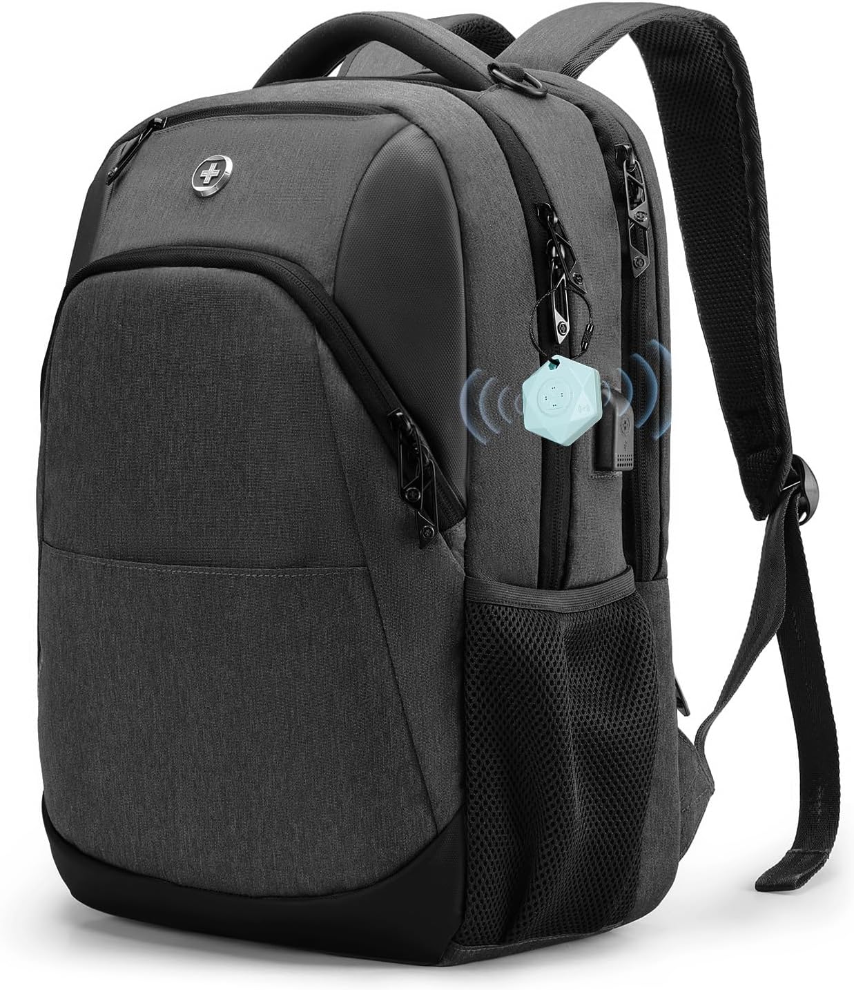 Swissdigital Design Business Laptop Backpack, College Laptops Backpack with USB Charging Port for