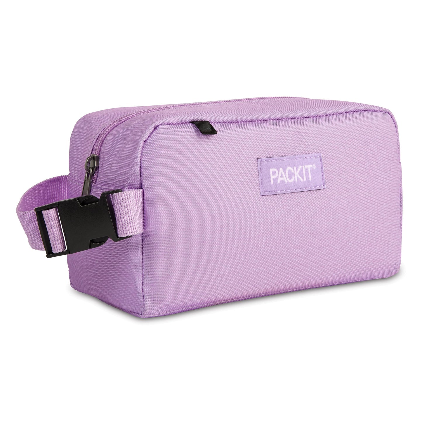 PackIt Freezable Small Insulated Snack Box, Lavender, with EcoFreeze Technology (Built-in Ice