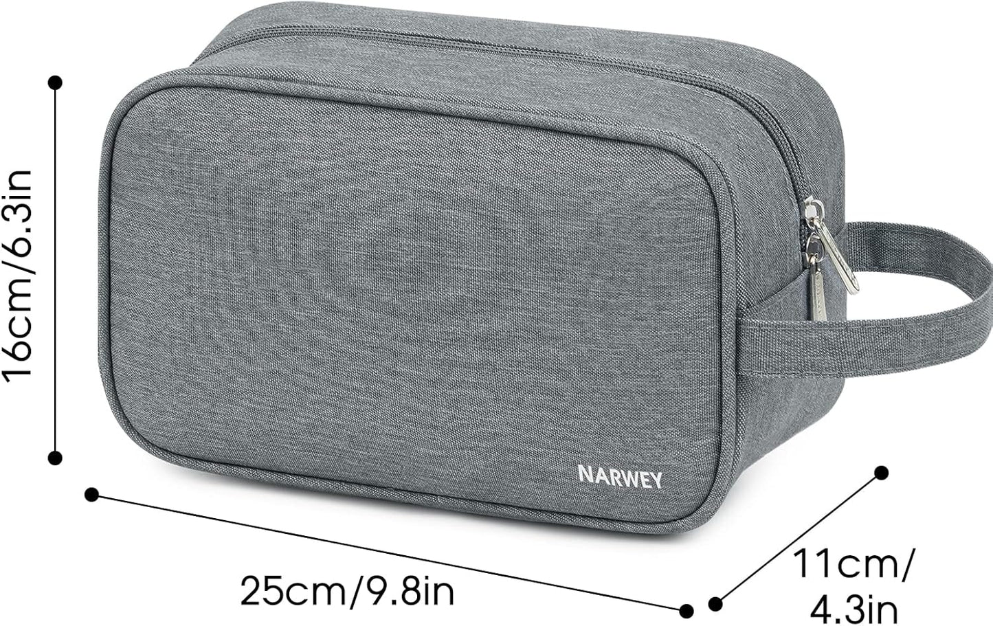 Narwey Travel Toiletry Bag for Women Traveling Dopp Kit Men Travel Bag for Toiletries Cosmetic Bag