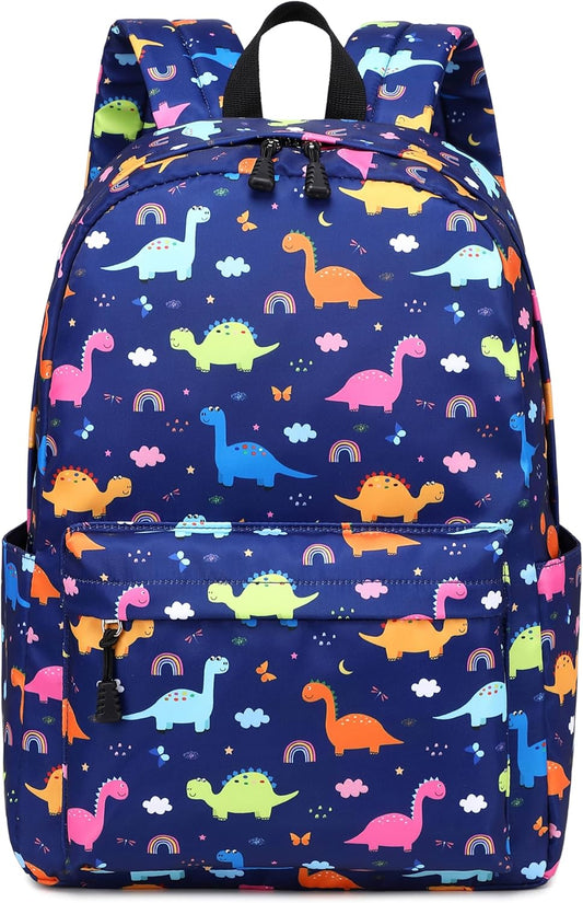 Backpack For Girls Elementary School Bookbag Durable Kid's Backpack Lightweight Travel Daypack (Blue-G)