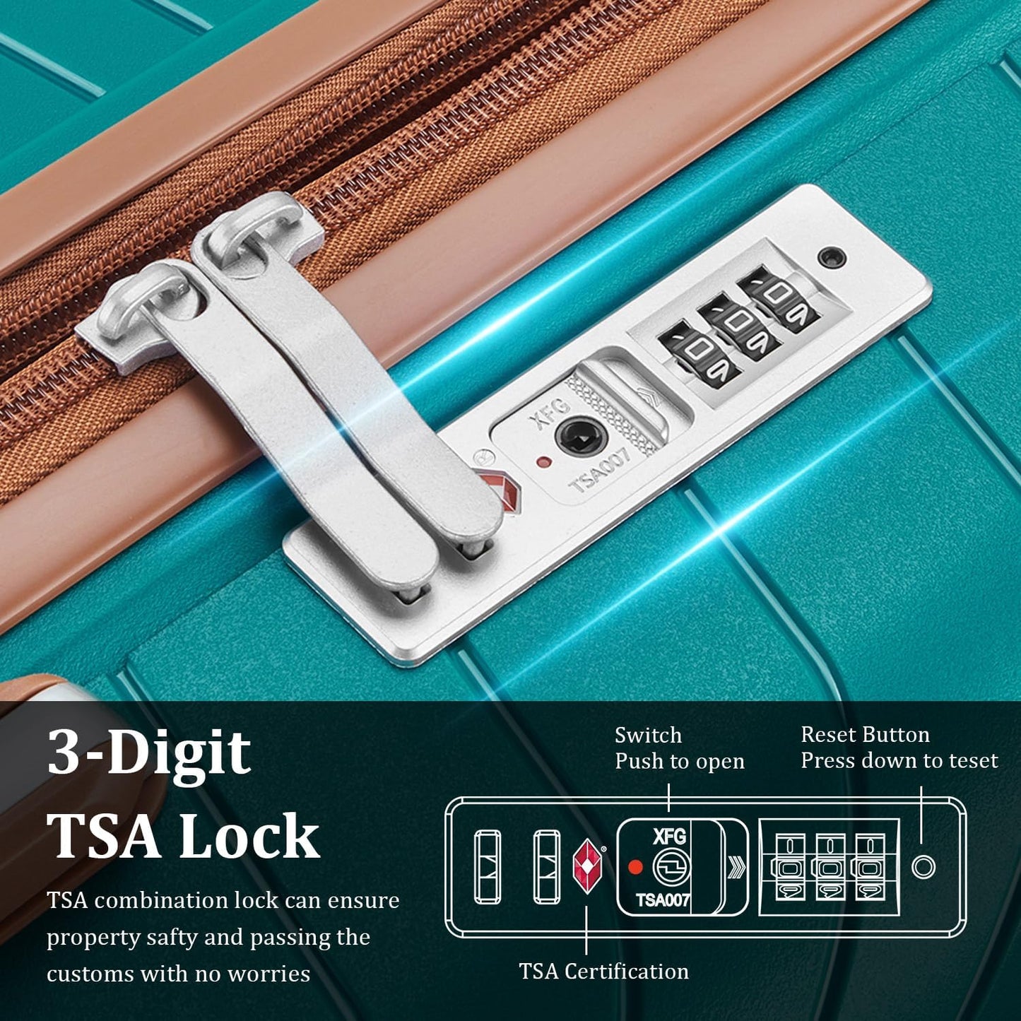 4-Piece Expandable Hardshell Luggage Set with TSA Lock (14/20/24/28) - Lightweight PP Suitcases, 360° Silent Spinner Wheels and Durable 100LB Handle for Air Travel (D# Coral)