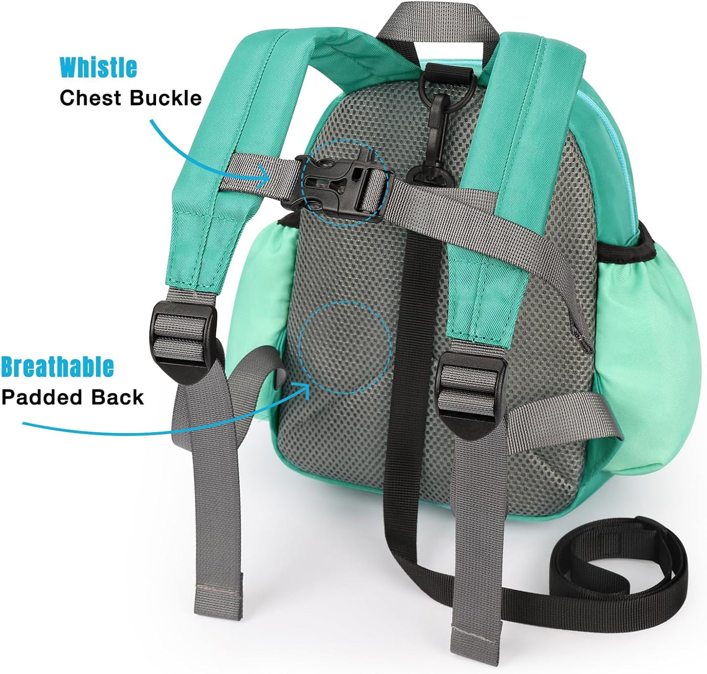 STEAMEDBUN Backpack Leash for Toddlers 1-3: Baby Backpack with Leash for Boys Girls - Anti-Lost Harness for Walking