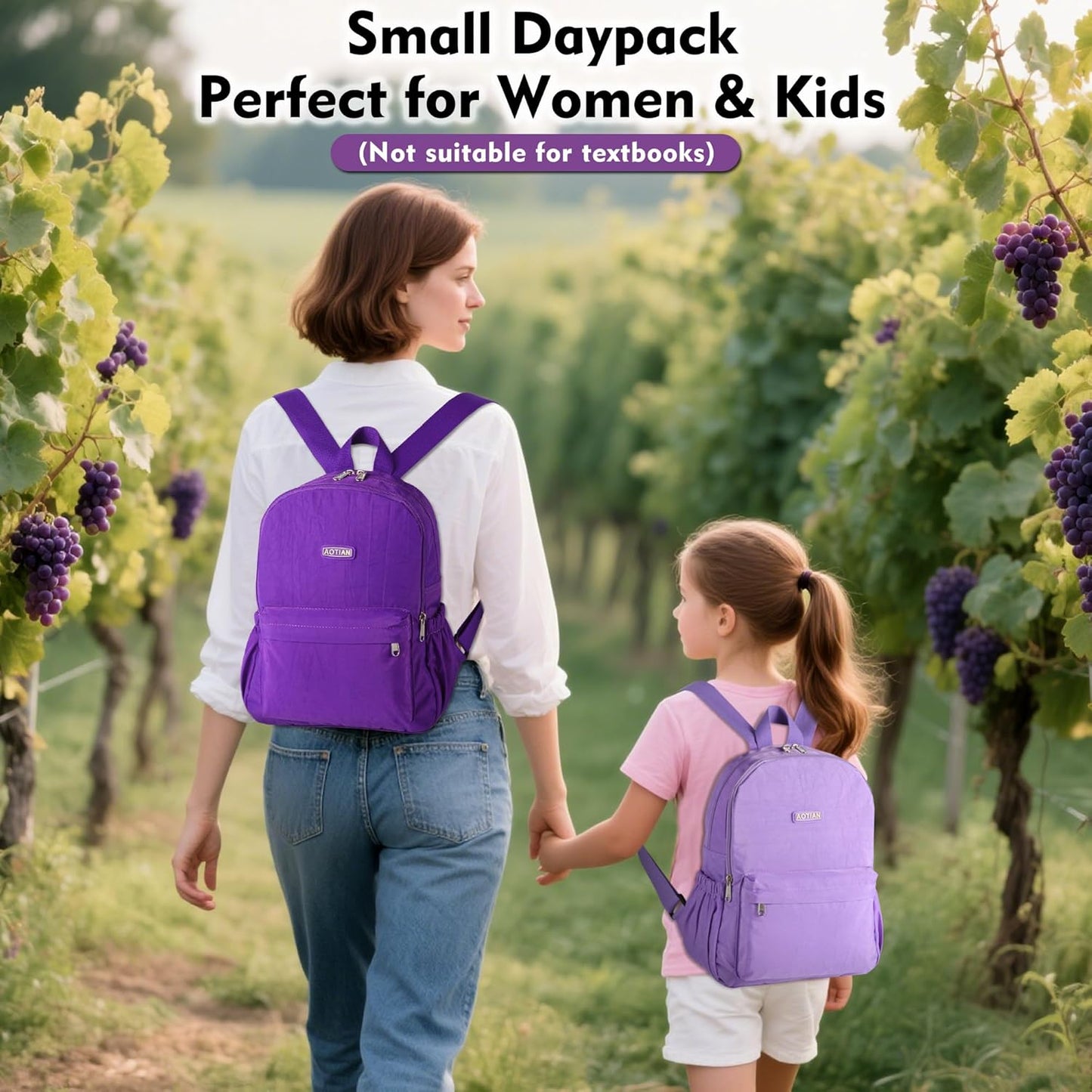 AOTIAN Lightweight Small Hiking Backpack for Women - Durable Water-Resistant Daypack for Travel, Camping & Outdoor Adventures