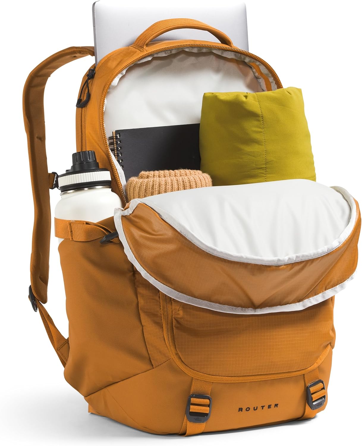 The North Face Router Everyday Laptop Backpack, Timber Tan, One Size