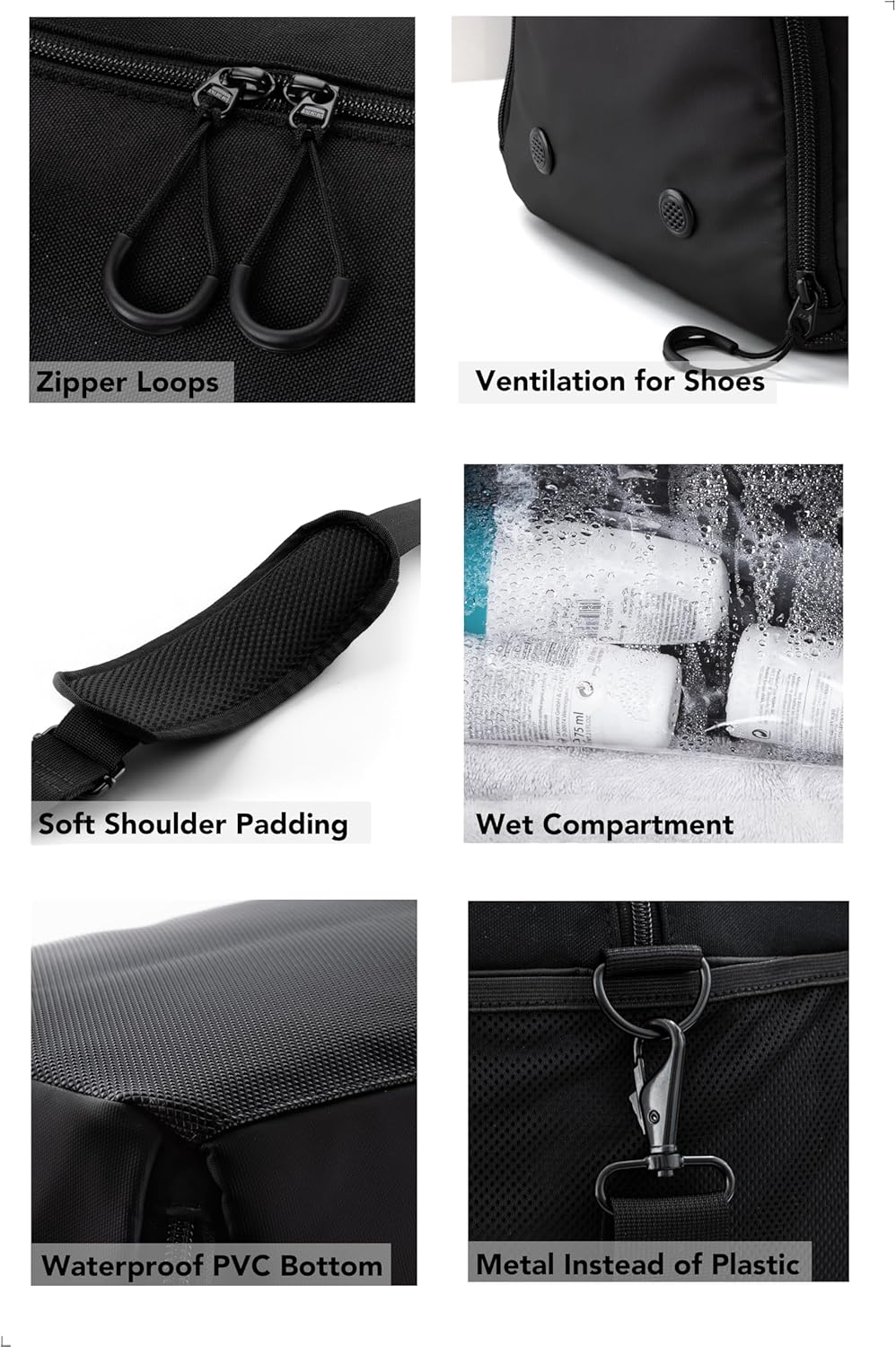 Fitgriff® Gym Bag V2 for Men and Women with Shoe & Wet Compartment - Duffle Bag for Travel, Sports