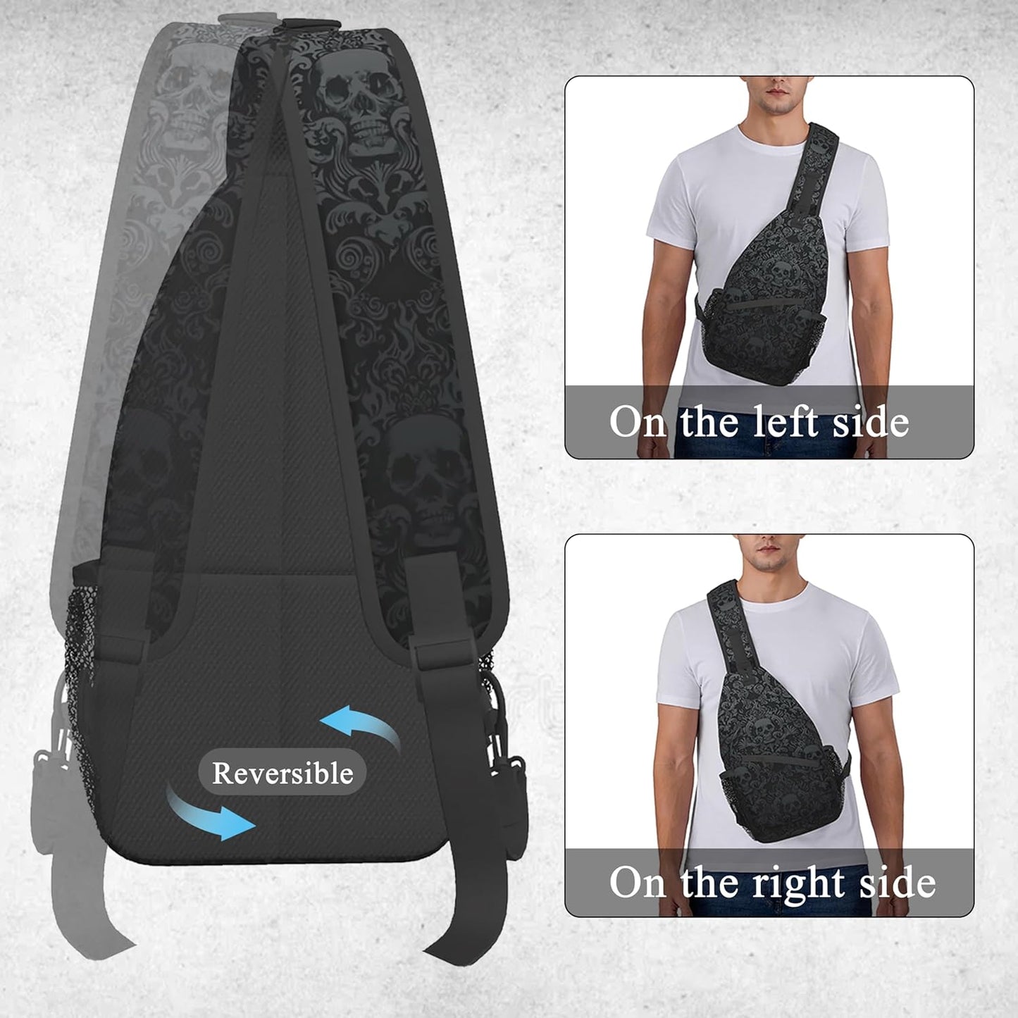 Sling Backpack Trendy Sling Bag Multipurpose Crossbody Sling Travel Hiking Crossbody Shoulder Backpack