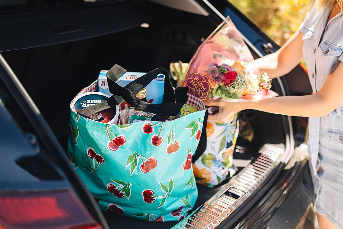 Alux Tote Bag for Women - Waterproof, Sturdy & Spacious Bag for Beach, Work, Gym, Travel - Eco-Friendly & Easy to Clean