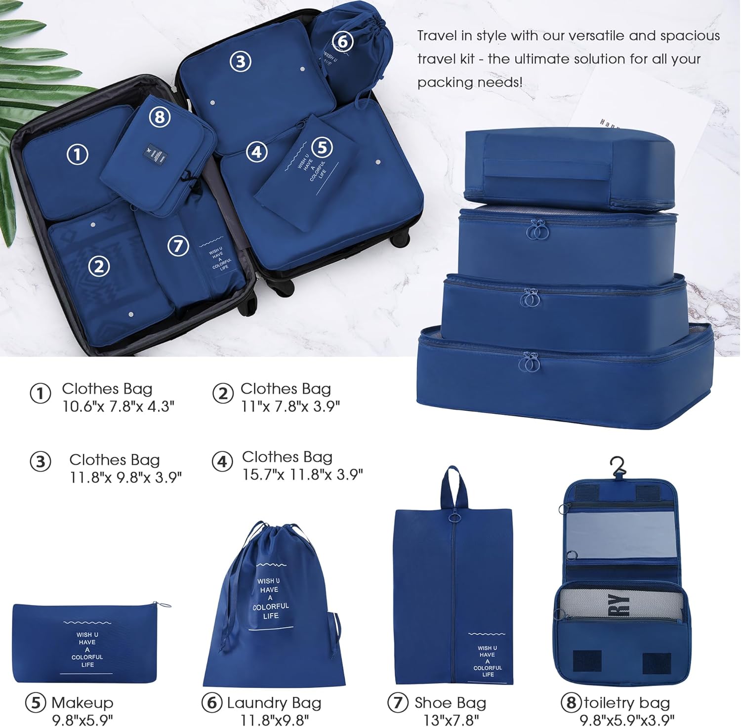 Merax Luggage sets of 13 Piece 16 20 20 28 IN Carry on Luggage Hard Case Green Luggage Expandable