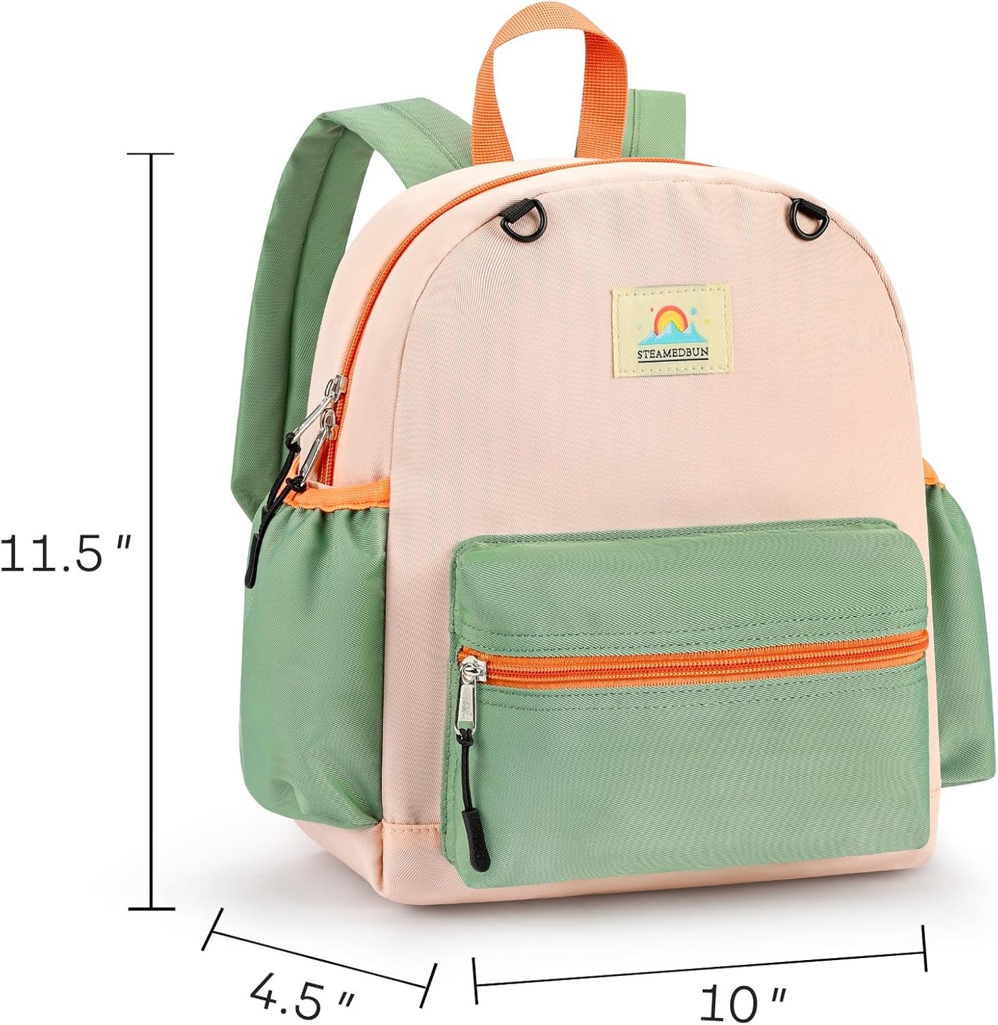 STEAMEDBUN Toddler Backpack for Girls 2-4: Kids Backpack Boys Girls - Preschool Kindergarten Daycare Backpacks - 12 inch