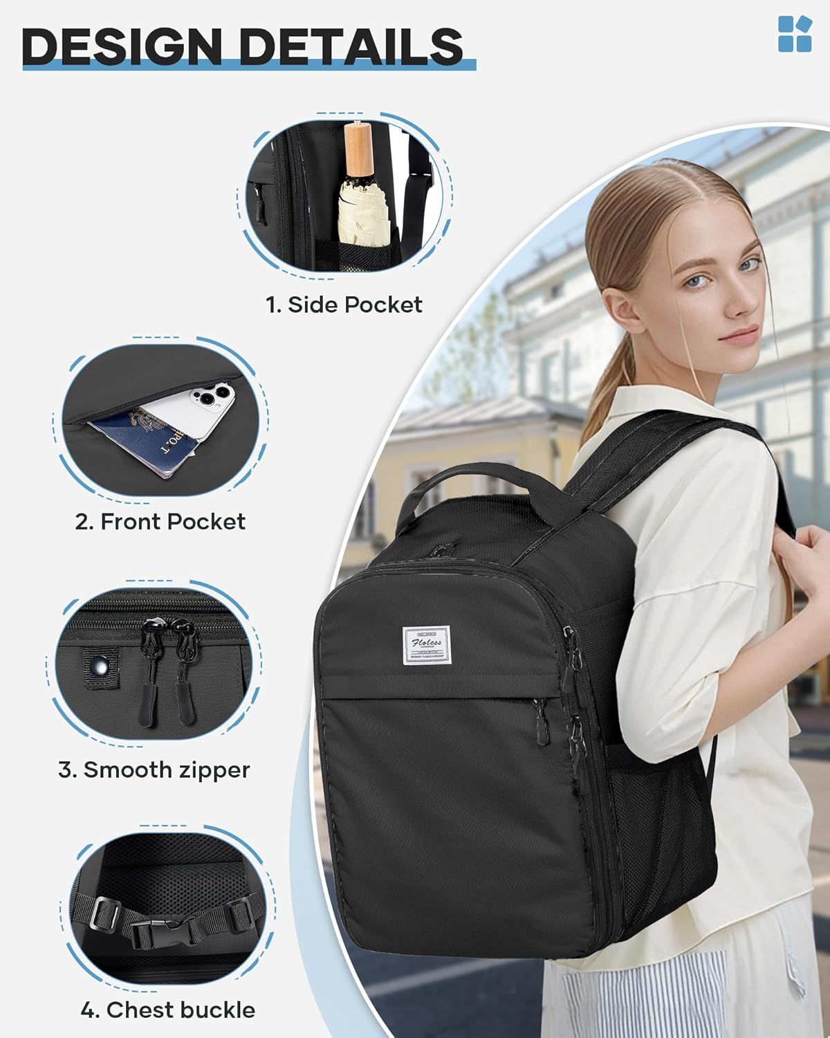 Vacuum Backpack Travel with Pump,Travel Backpack with Vacuum System,Vacuum Seal Compression Bags Clothing Vacpack,United Airlines Personal Item Bag 17x10x9,Laptop Backpacks,Black