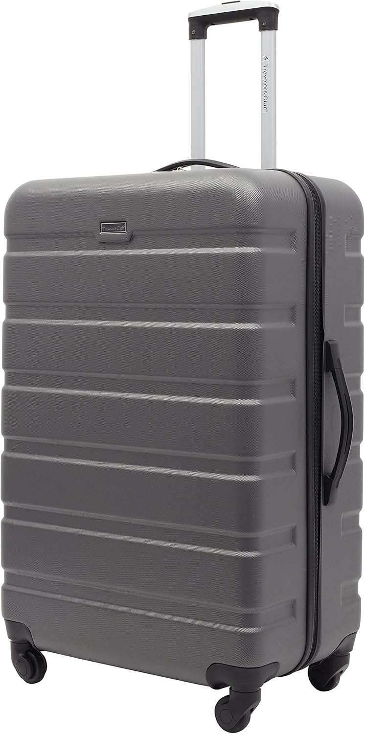 Travelers Club Harper Luggage, Charcoal, 2 Piece Set