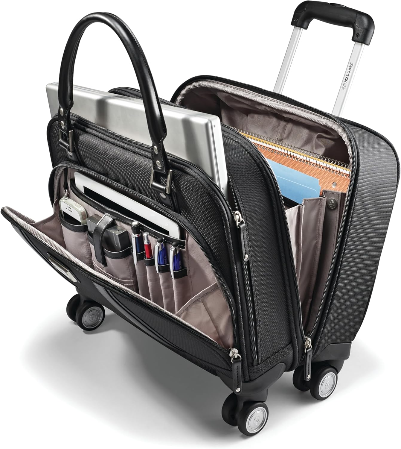 Samsonite Women's Spinner Mobile Office, Black, One Size