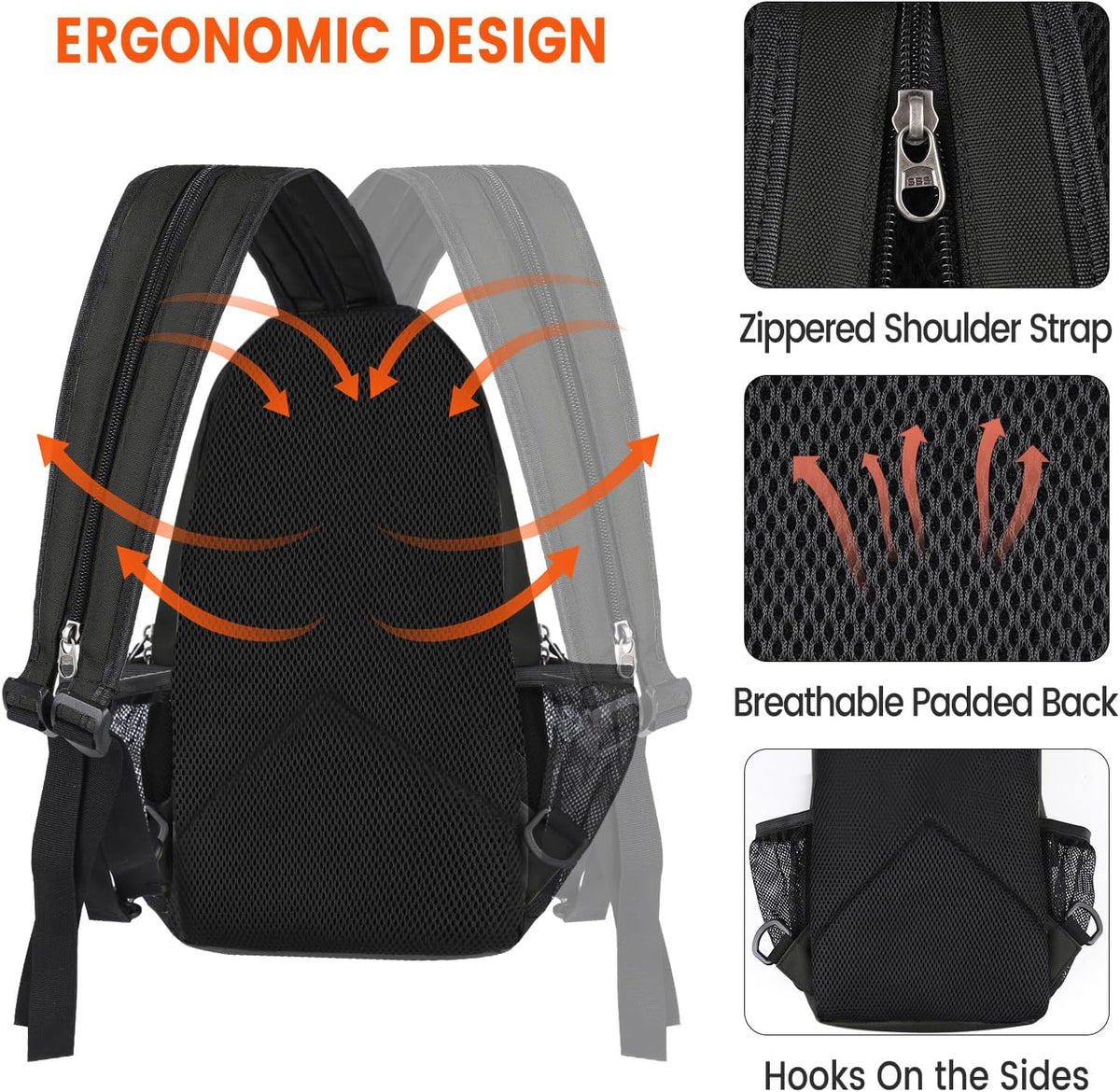 Crossbody Sling Backpack Men and Women Sling Bag Shoulder Backpack Travel Hiking Chest Bag Daypack