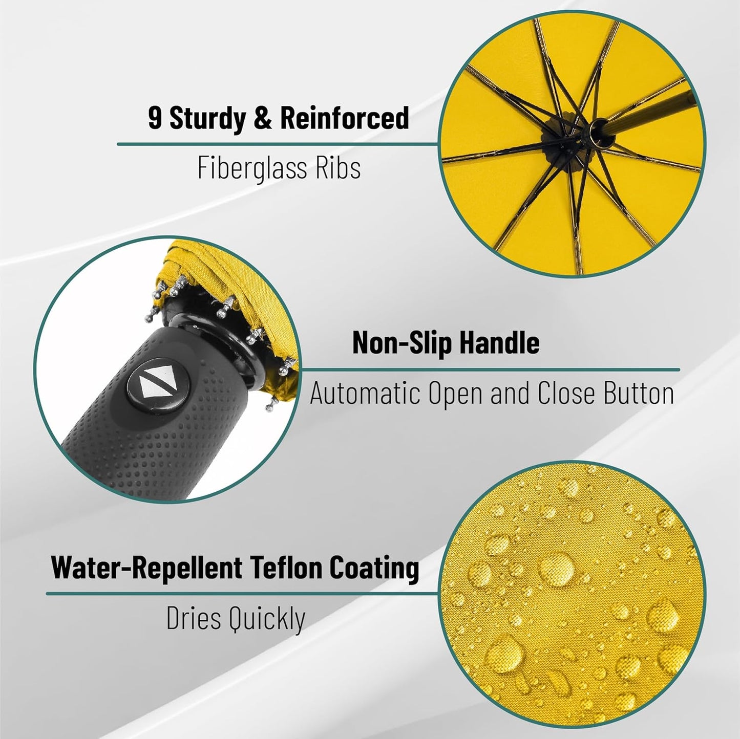 Mr. Pen- Windproof Travel Umbrella, Automatic Umbrellas for Rain, Compact