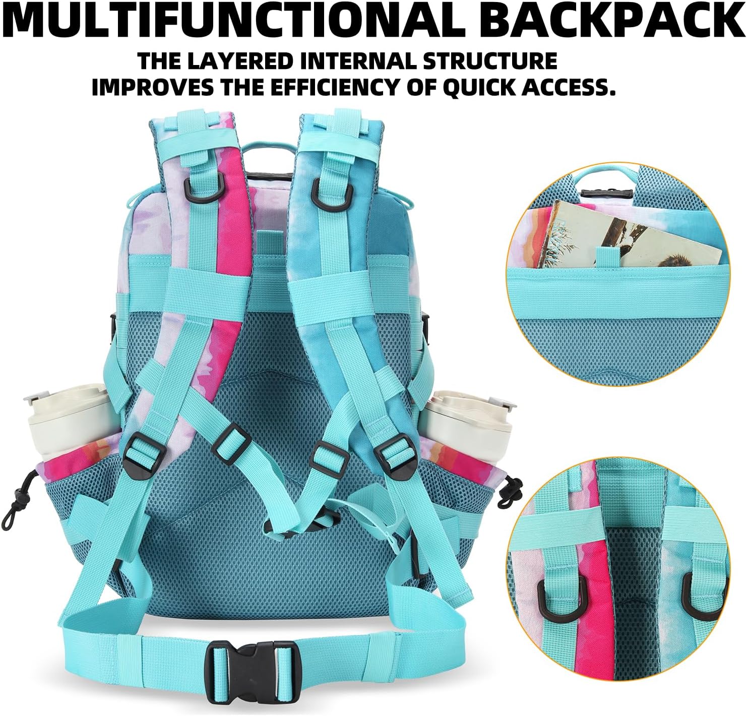 25L Tactical Military Backpack Small Travel Backpack for Men and Women Assault Pack Bug Out Bag