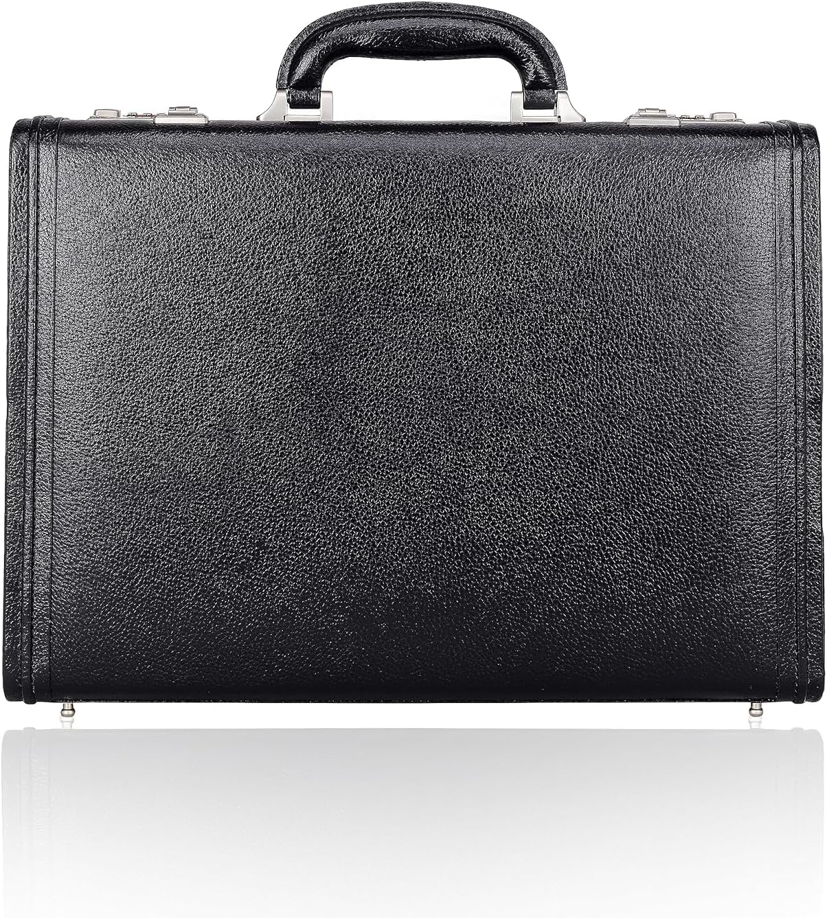 Full Grain Leather Briefcase Attache Case For Unisex Size L17xW3xH12 Inches Briefcase Bag