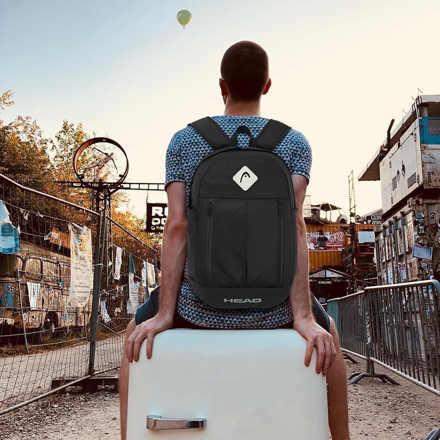 HEAD 30L Waterproof Travel Backpack for Men, 15.6 inch Laptop Backpack, Casual Daypack Backpacks for Sport Gym/Workout/College