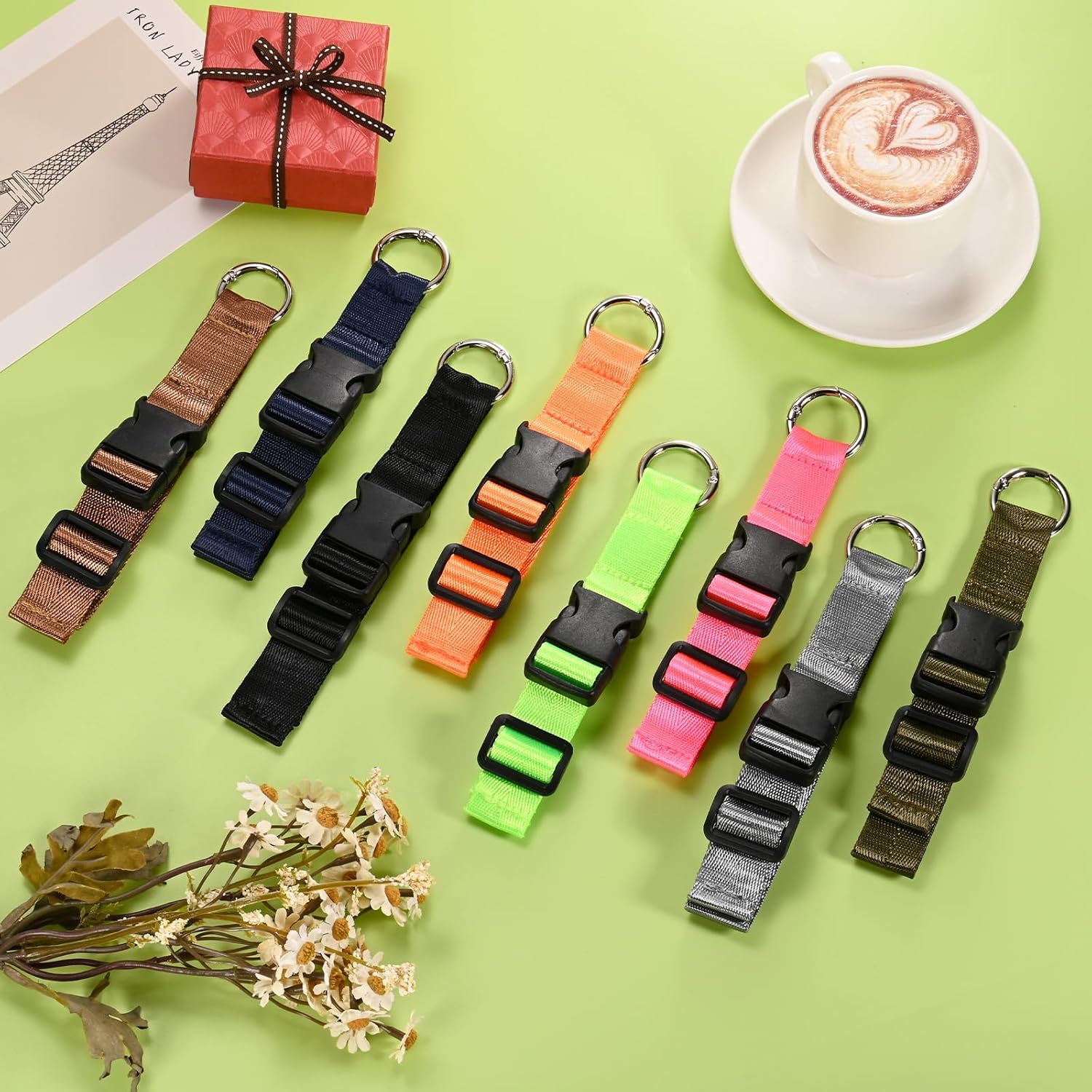 3-Pack Add A Bag Luggage Strap, Adjustable Suitcase Belt for Connecting Handbag/Backpack/Jacket