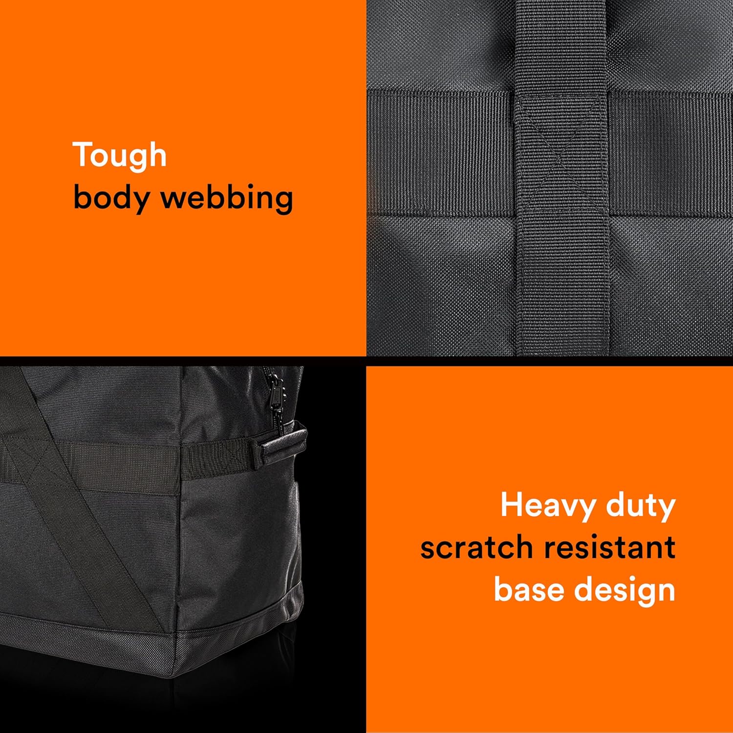 Fitdom 123L 42" Heavy Duty Extra Large Duffle with Upgrade Zipper, Durable & Water Resistant.
