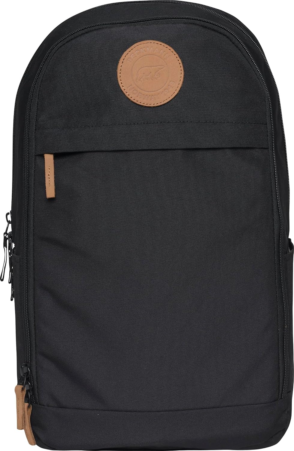 Beckmann URBAN Backpack for Teens and Adults – Lightweight, Ergonomic, Stylish & Functional Design, 30L Capacity, Laptop compartment- Recycled Materials – School, Work, or Travel. BLACK