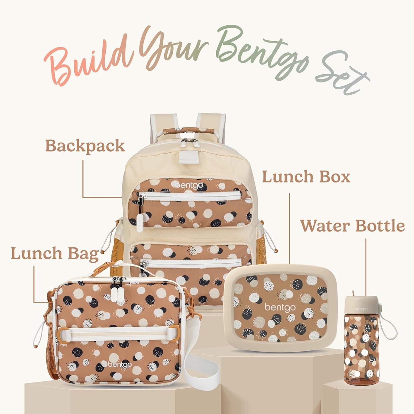 Bentgo Kids Backpack (Whimsy & Wonder Collection) - Lightweight 14’’ for School, Travel & Daycare