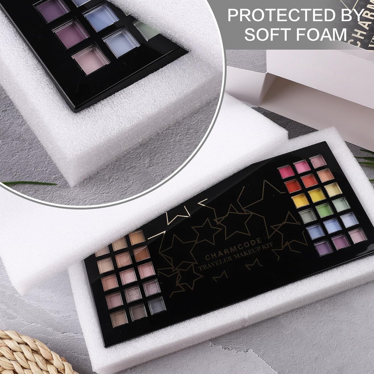 All in One Makeup Kit, Makeup Kit for Women Full Kit, Make Up Christmas Gift Set for Teen Girls- Eyeshadow Palette,Lip Gloss,Concealer,Highlighter,Blush,Eyeliner,Brow Powder & Contour